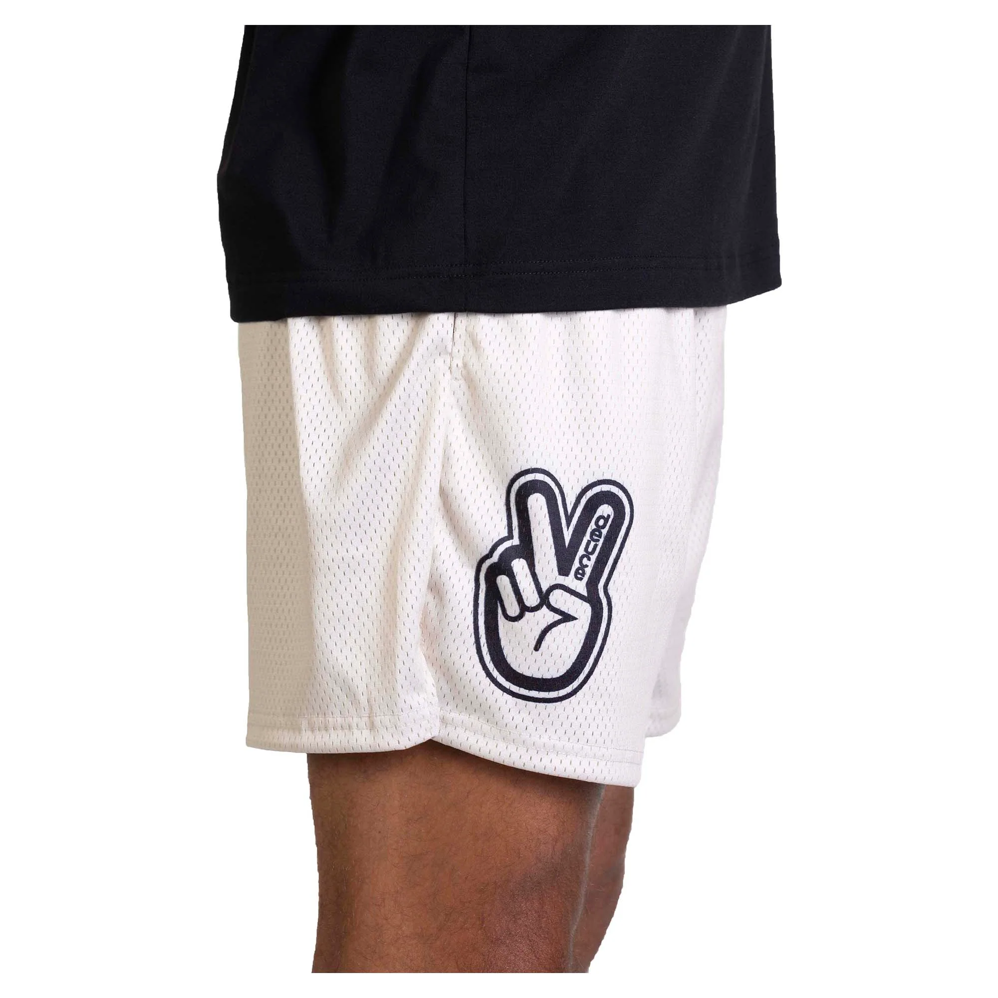 Men's Mesh Cursive Shorts - Image 5