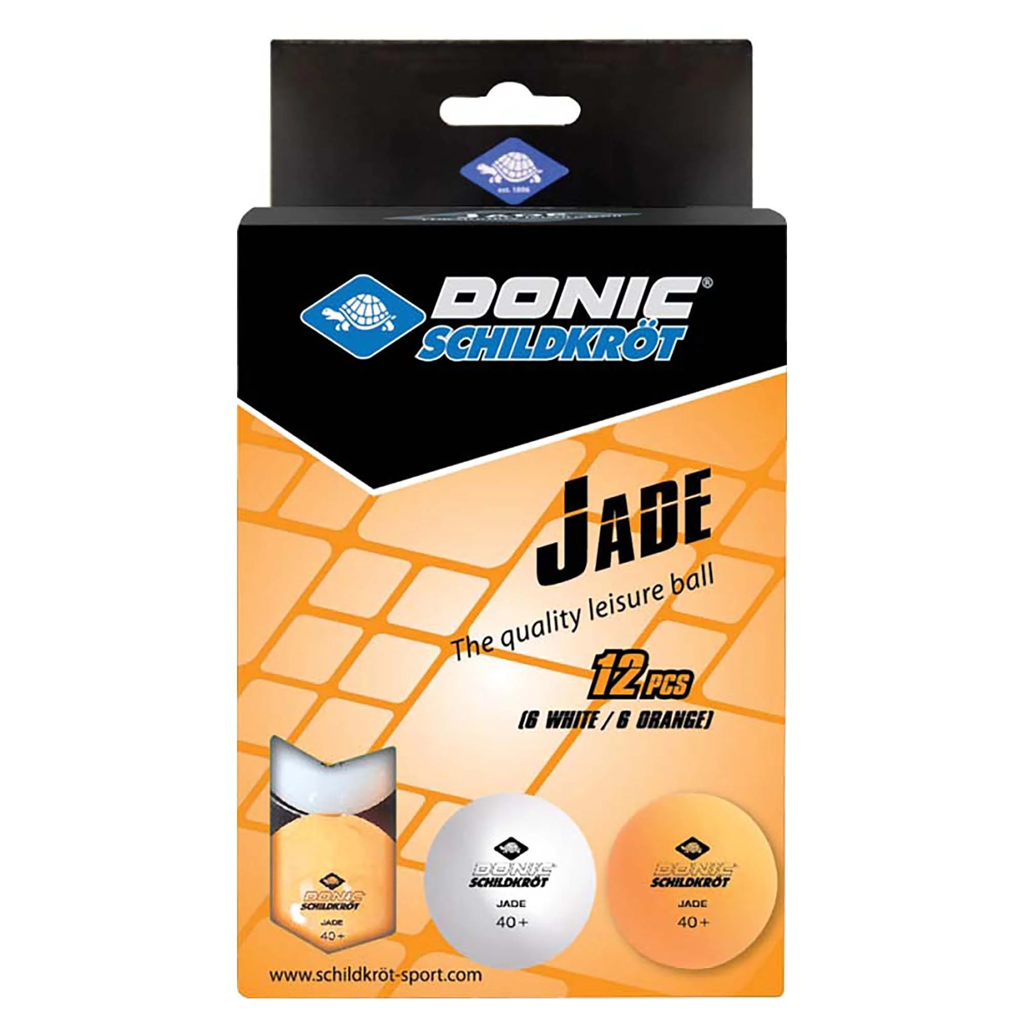 Jade 12pk Orange/White Balls