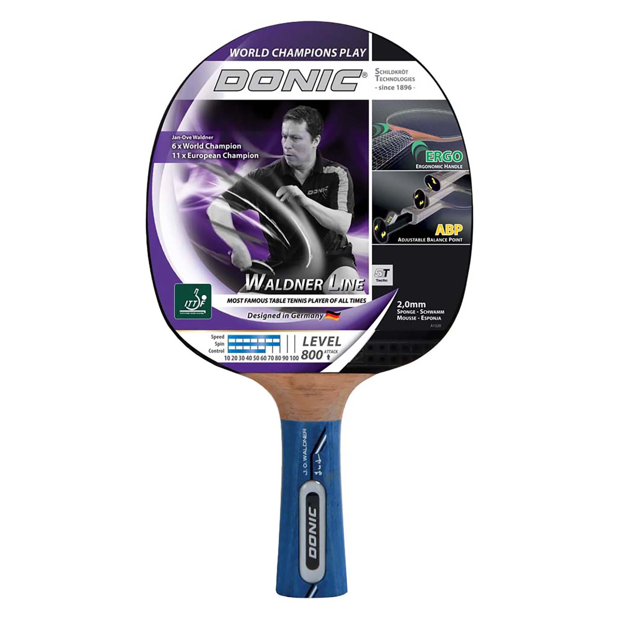 Waldner 800 Table Tennis Bat