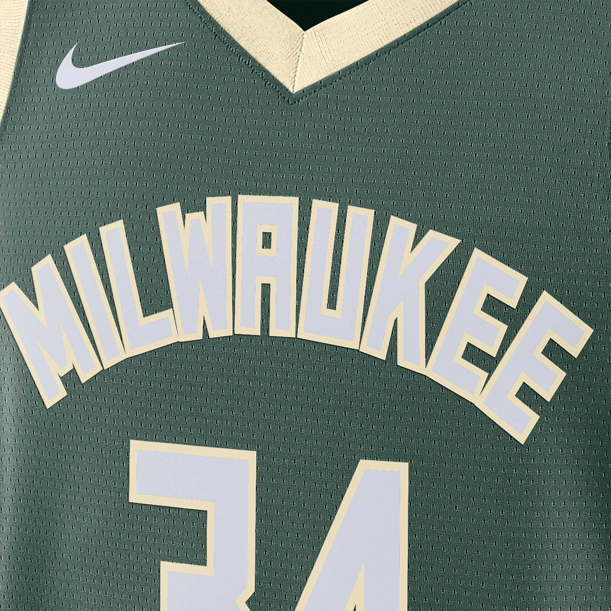 Men's NBA Milwaukee Bucks Giannis Antetokounmpo 2025/26 Icon Edition Swingman Jersey - Image 2