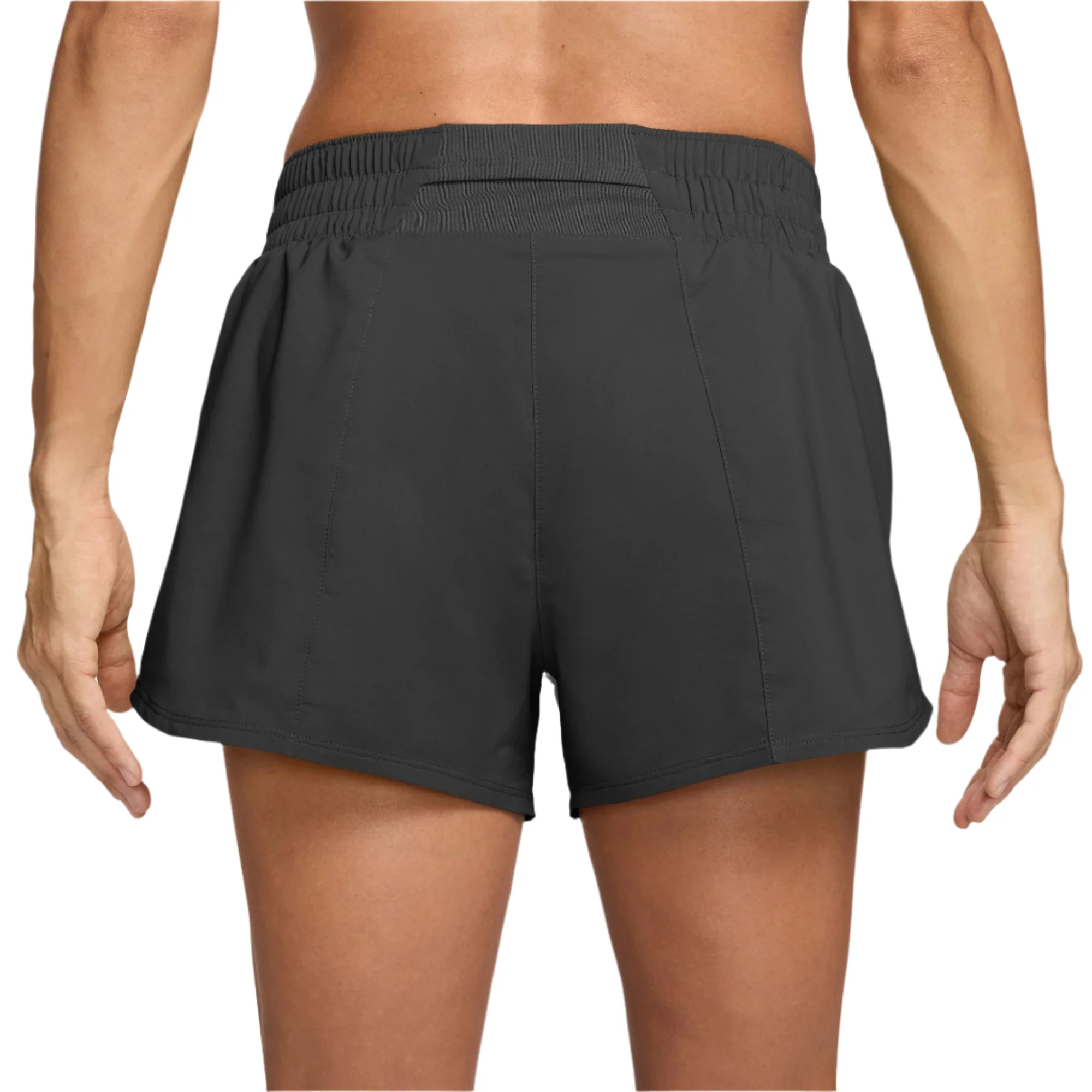 Women's One Swoosh Dri-FIT Mid-Rise Brief-Lined Running Shorts - Image 4