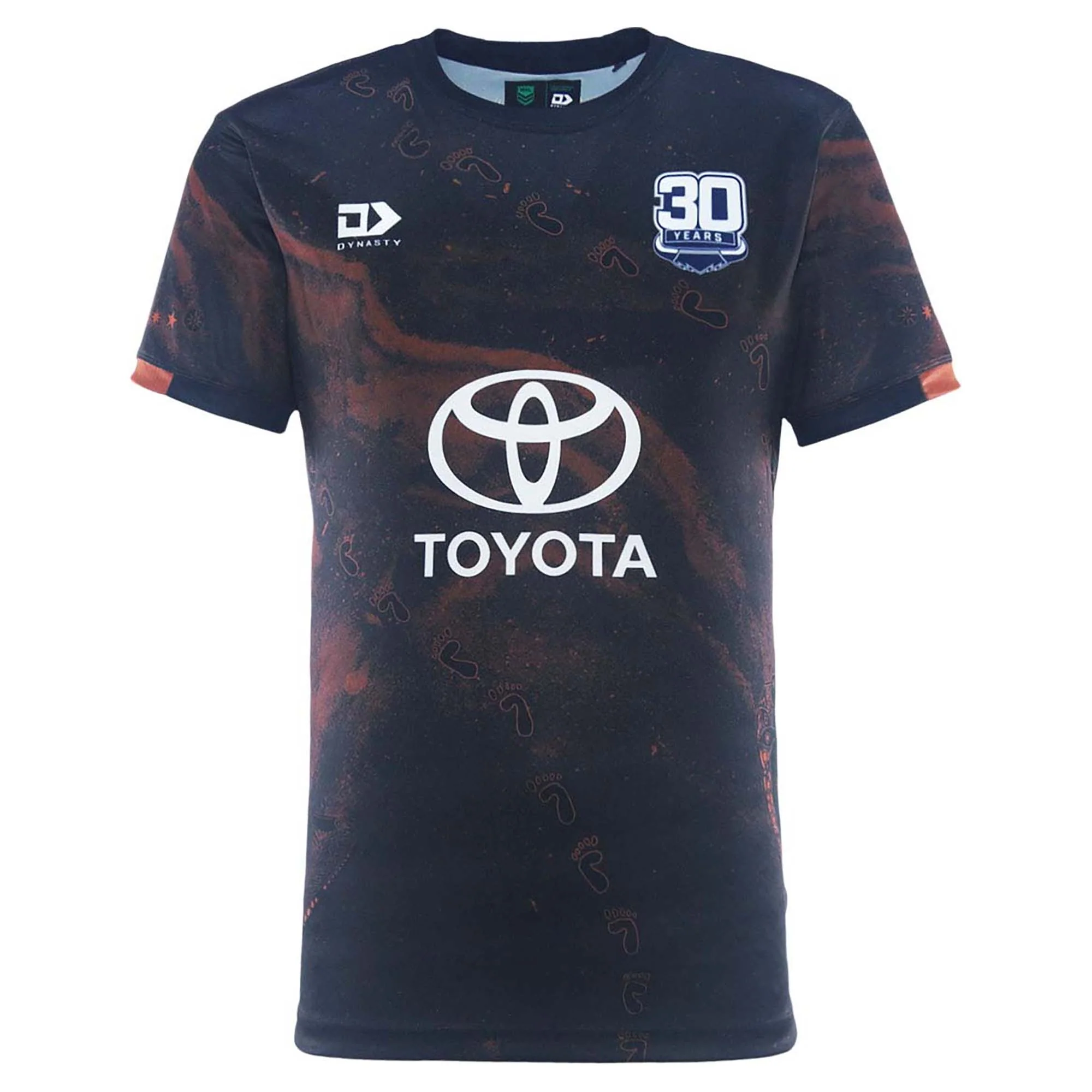 Men's NRL North Queensland Cowboys 2025 Indigenous Training Tee