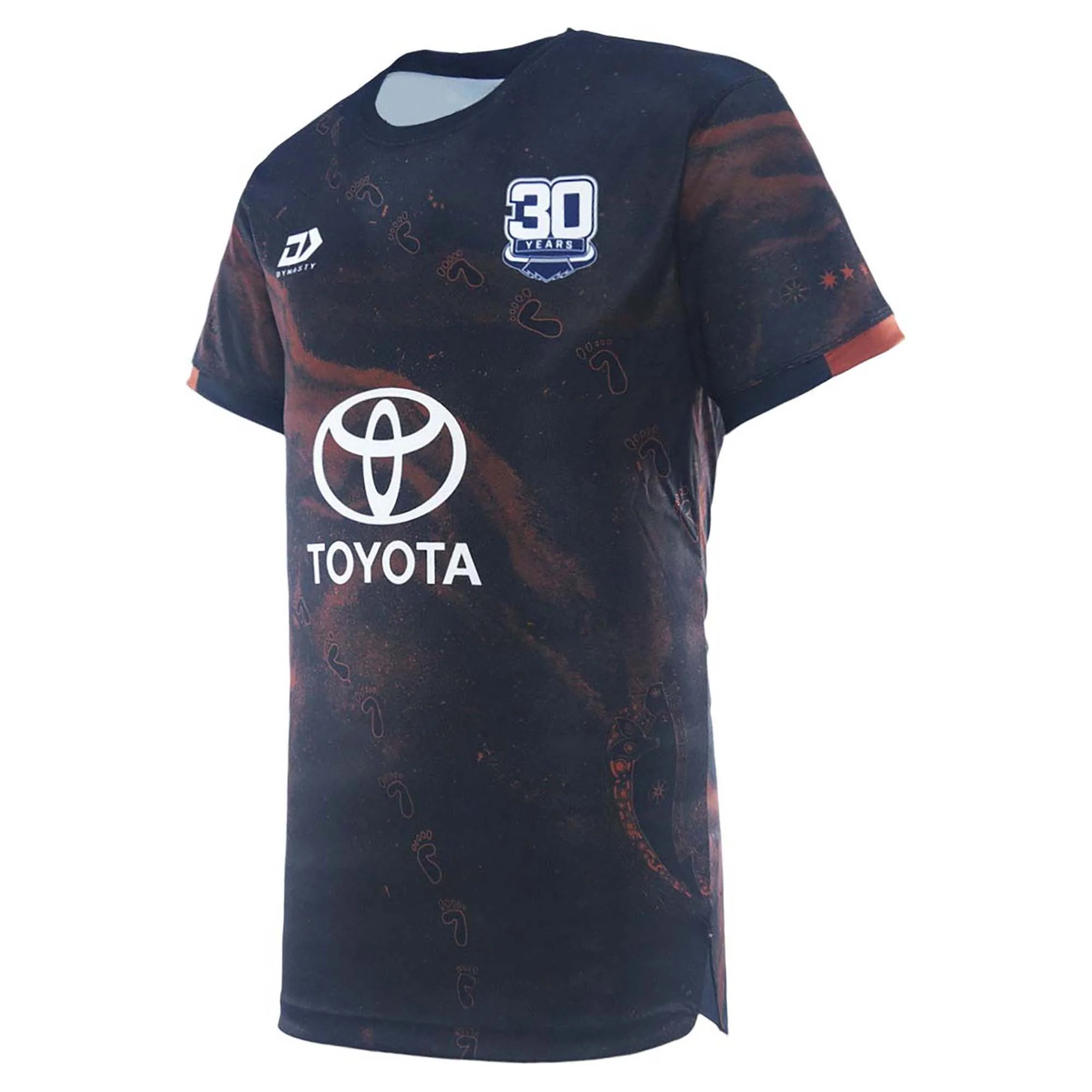 Men's NRL North Queensland Cowboys 2025 Indigenous Training Tee - Image 3