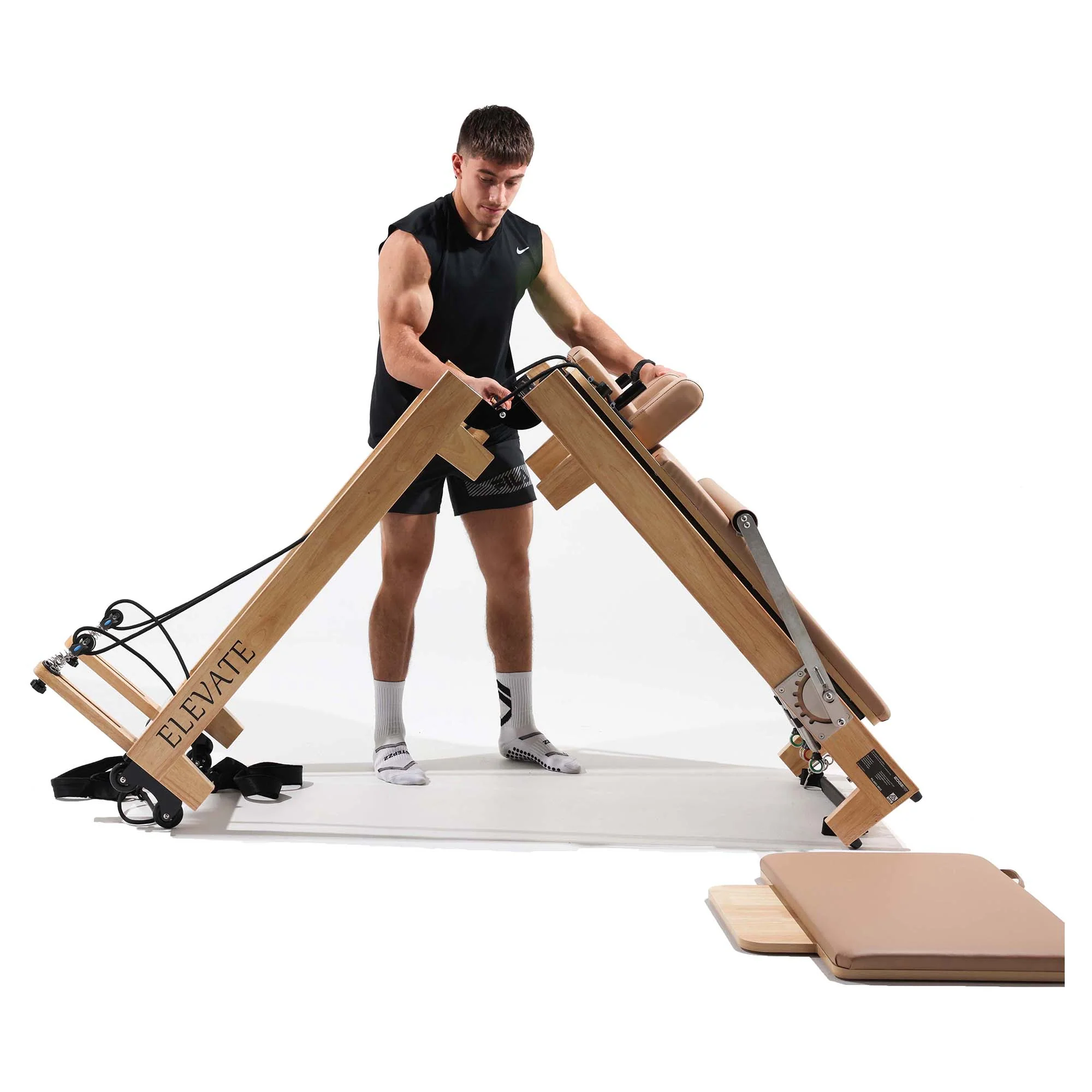 Elevate Oak Pilates Reformer - Image 2