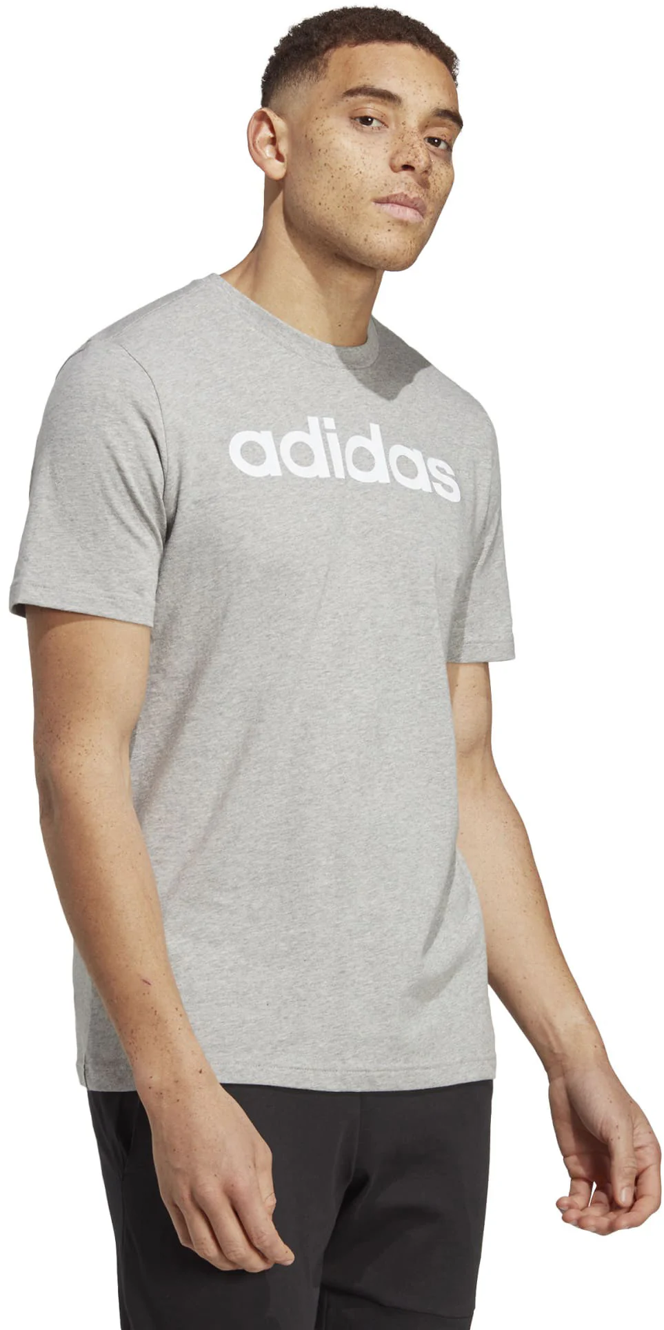Men's Essentials Single Jersey Linear Embroidered Logo T-Shirt - Image 5