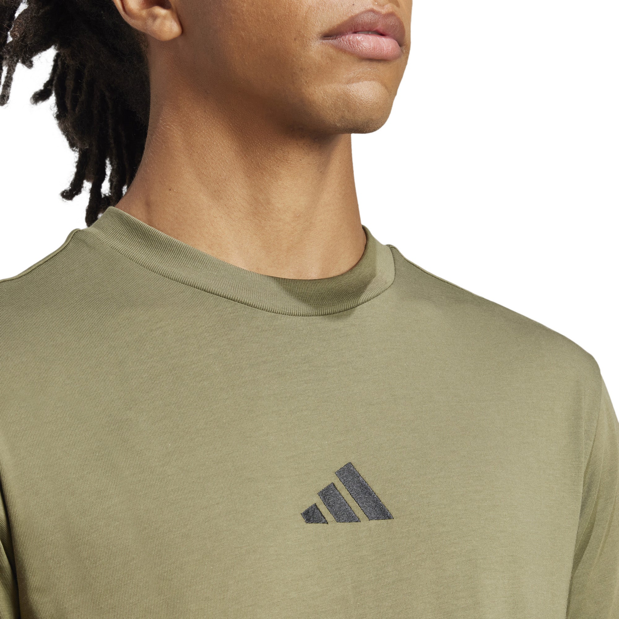 Men's Essentials Small Logo Single Jersey T-Shirt - Image 3
