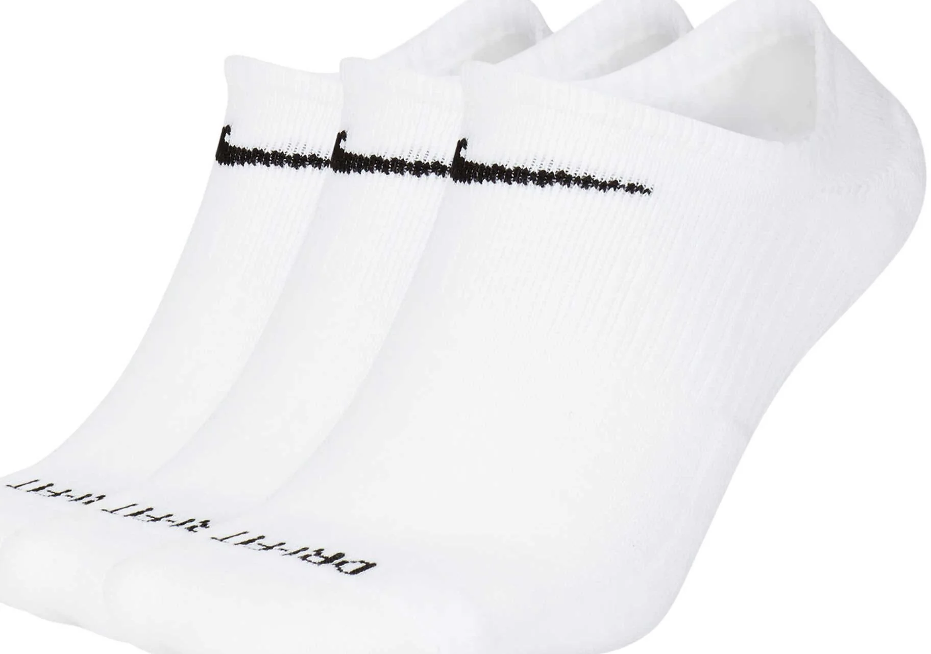 Everyday Plus Cushioned Training (3 Pairs) Adult No-Show Socks - Image 3