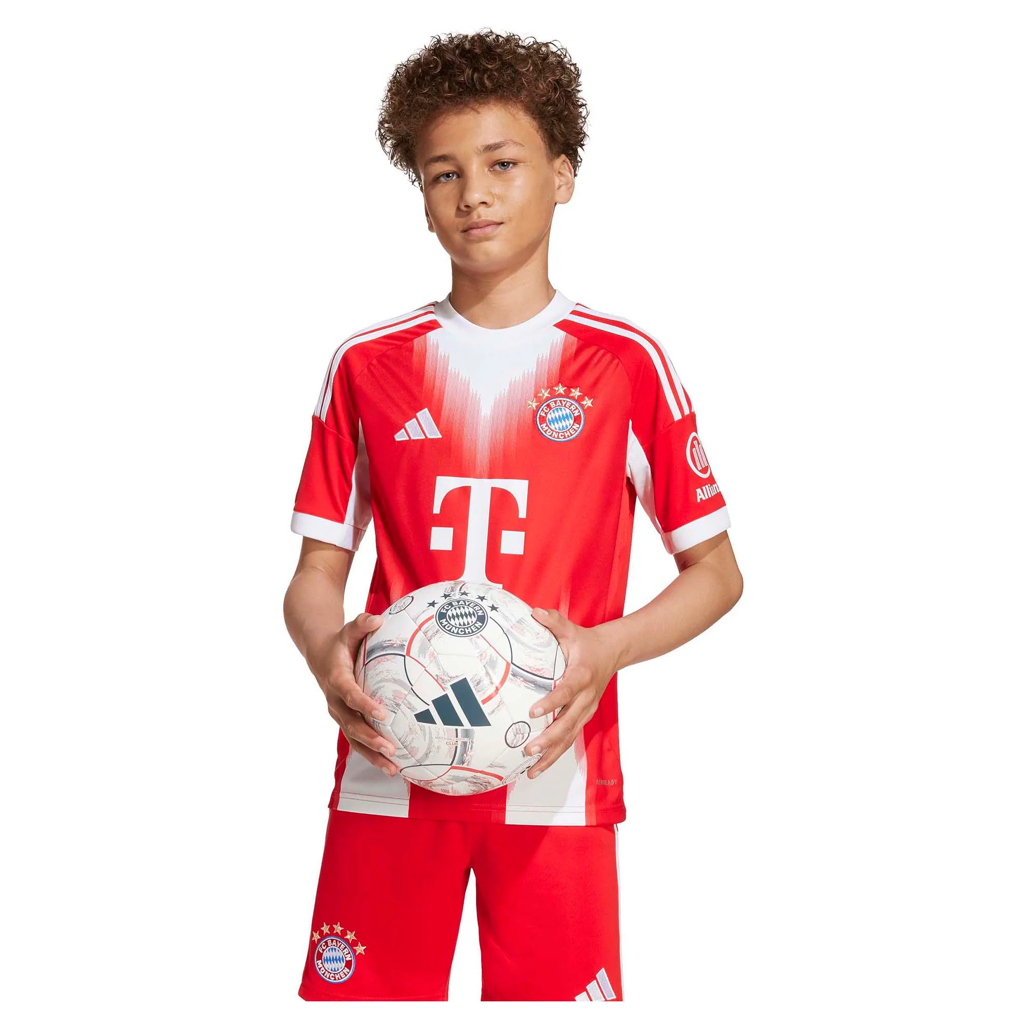 Junior's FC Bayern 2025/26 Home Soccer Jersey - Image 3