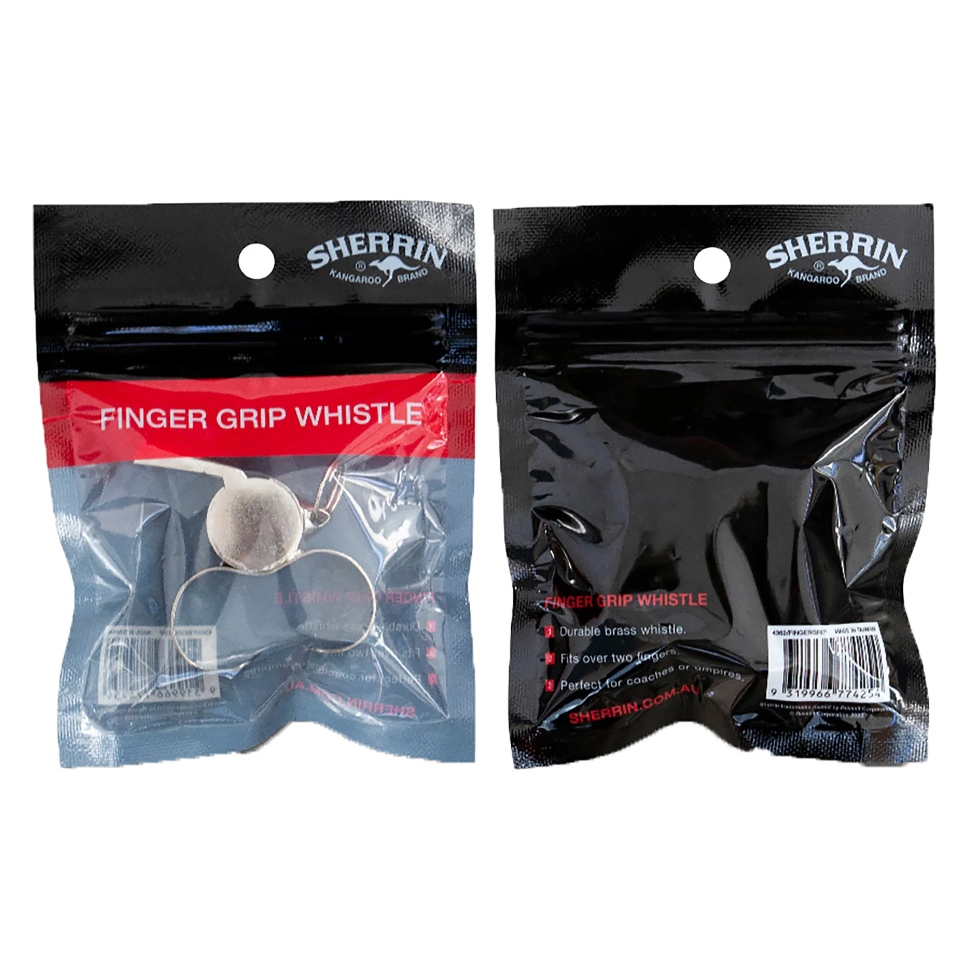 Fingergrip Metal Whistle - Image 2