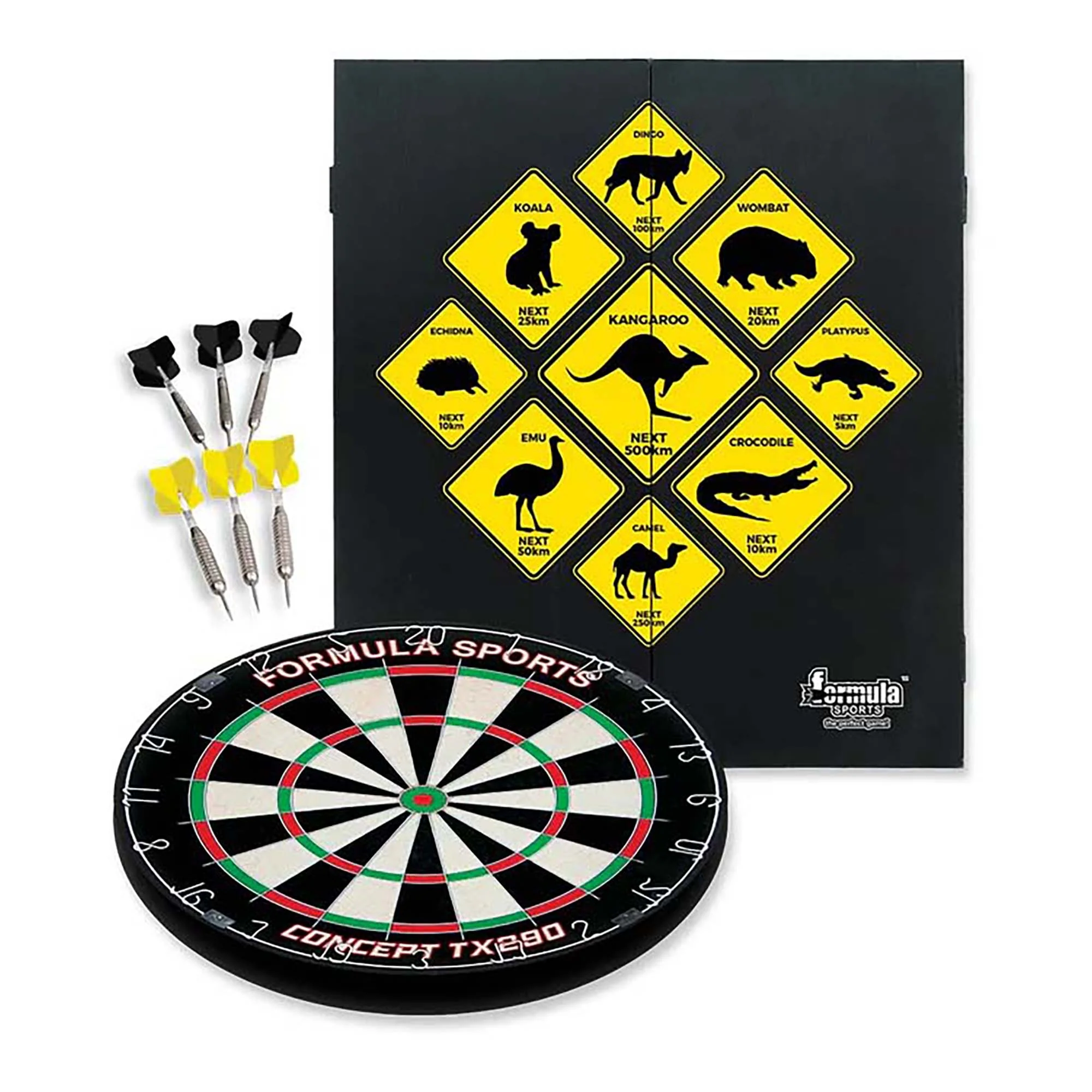 Outback Cabinet Set Dartboard