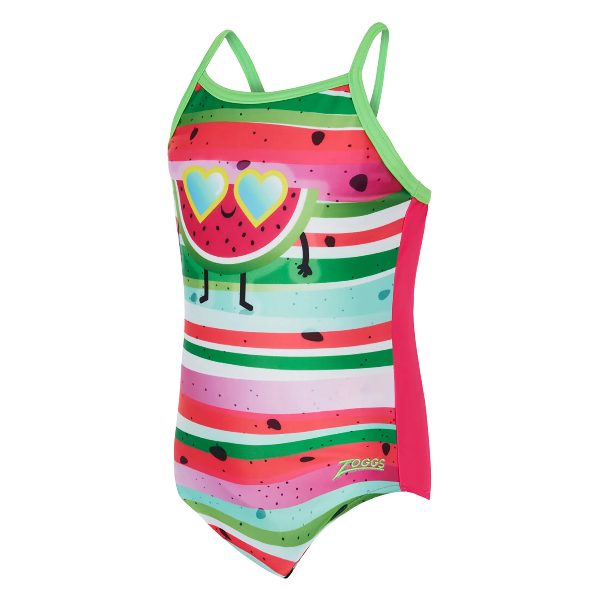 Girl's Melon Smile TexBack One Piece Swimsuit - Image 3