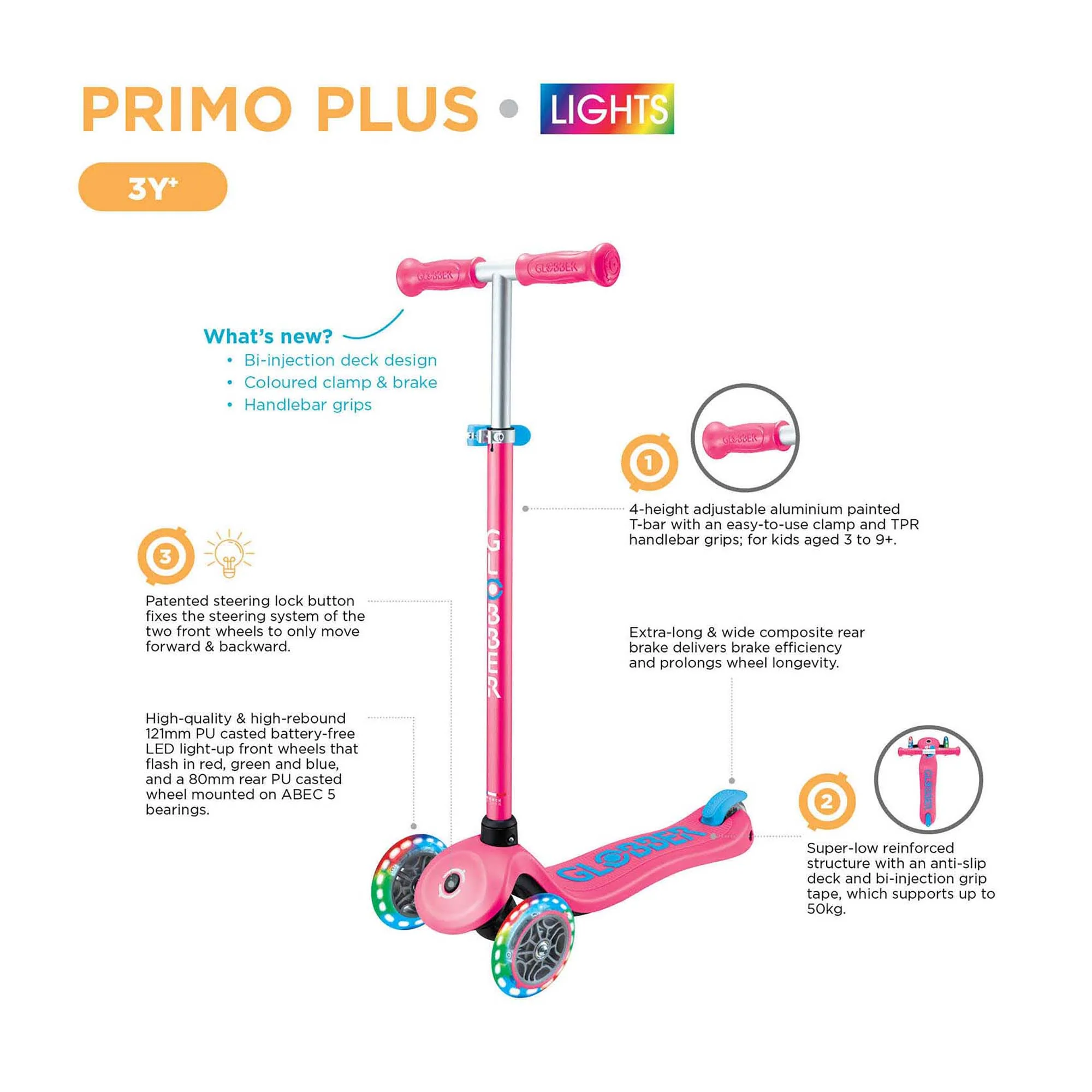 Primo Plus Scooter (With Lights) - Image 7