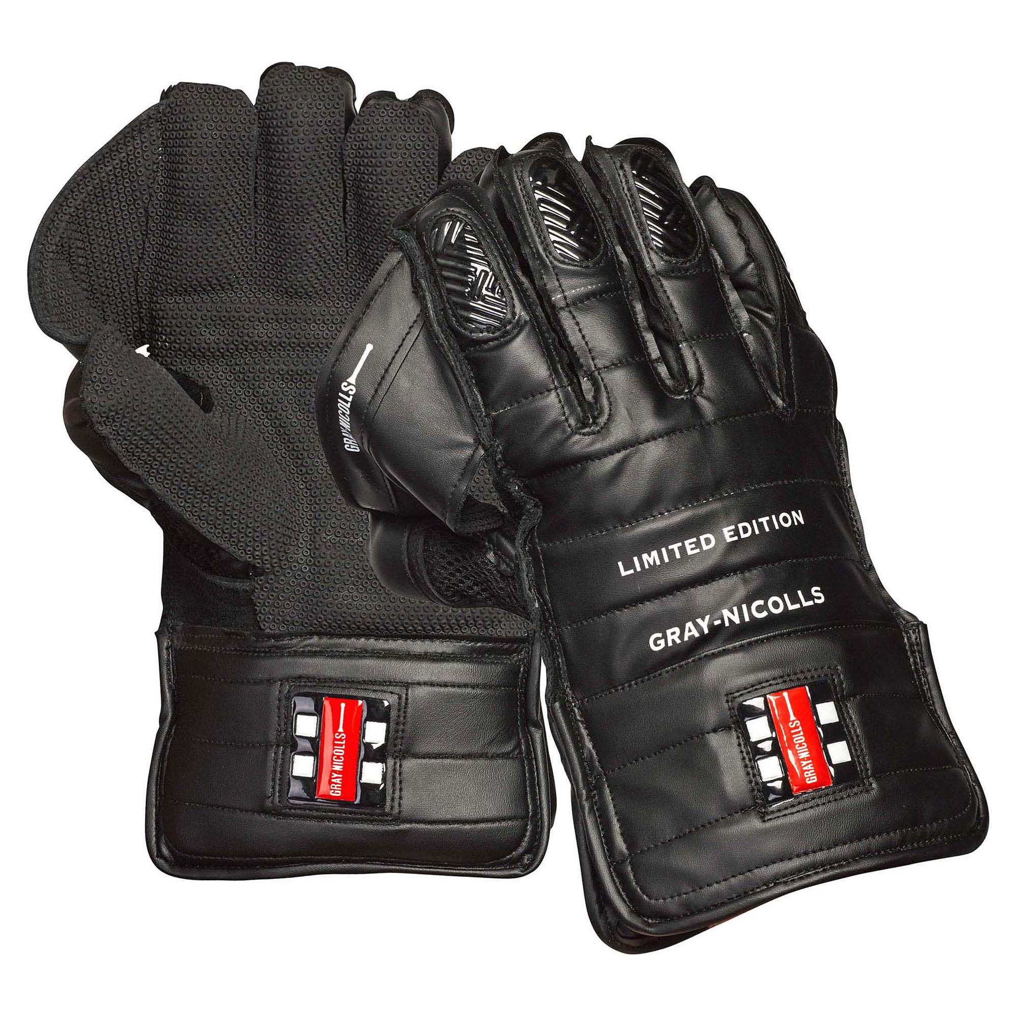 Adult's Limited Edition Black Wicket Keeping Gloves