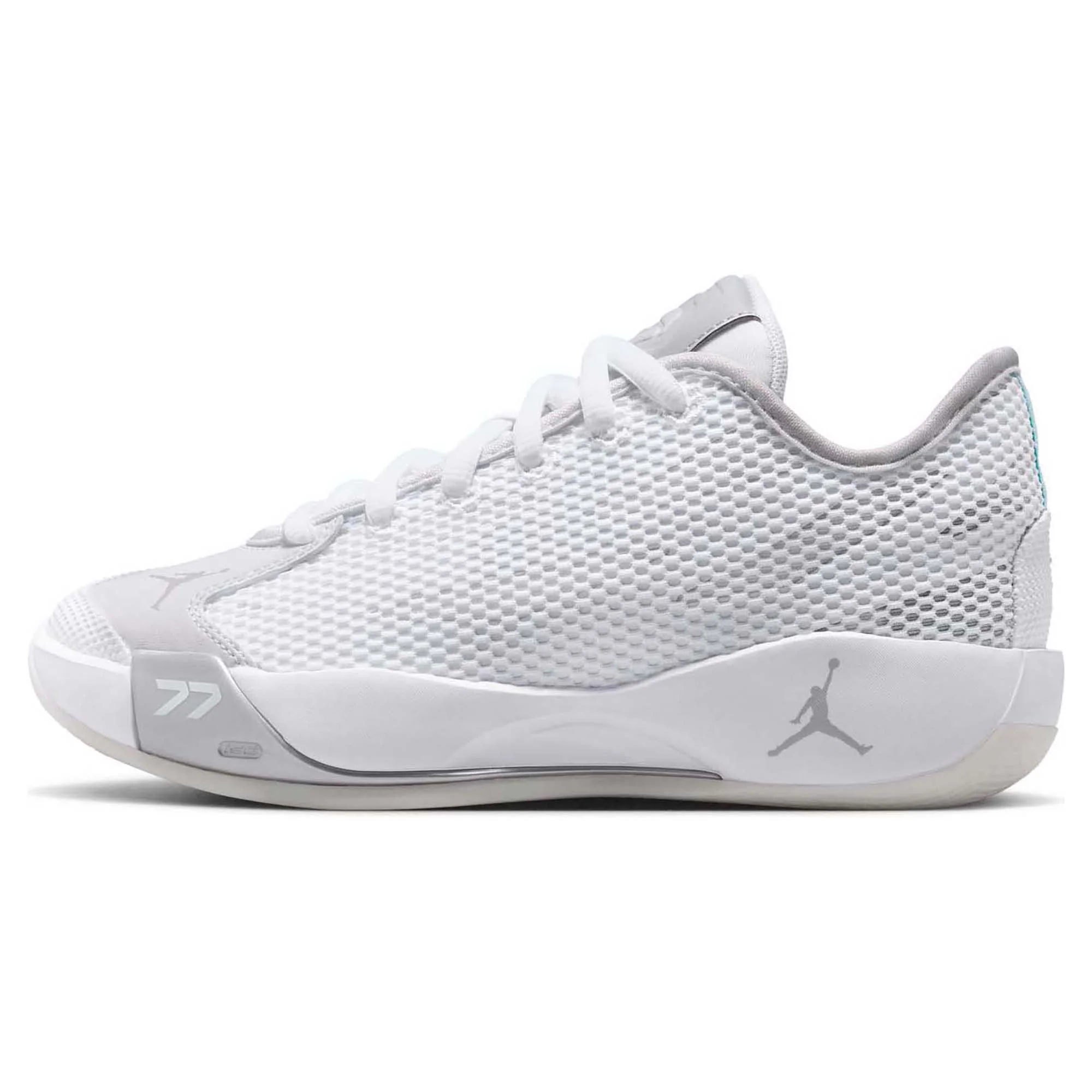Luka 77 'Triple White' Junior's Basketball Shoes - Image 2