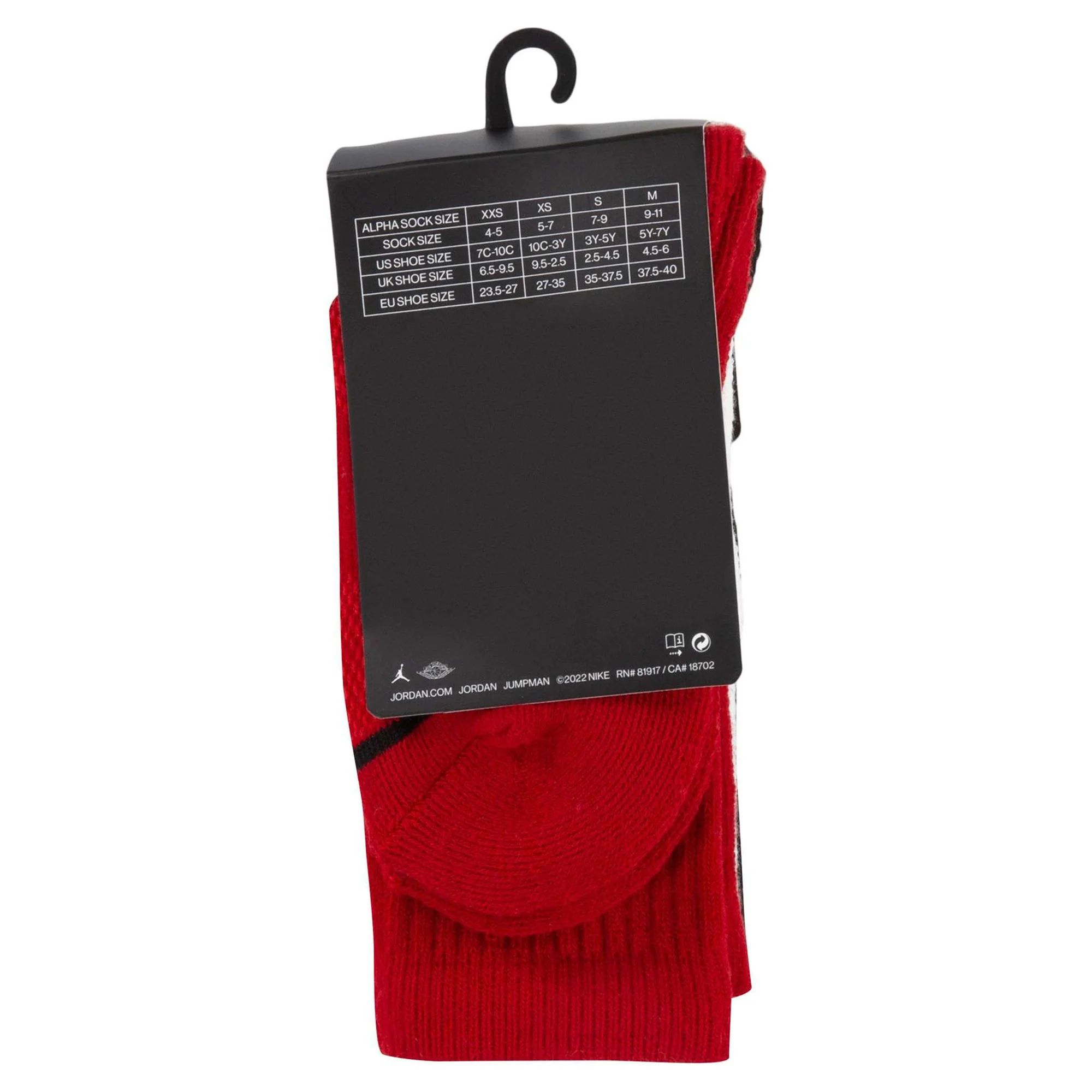 Junior's Jumpman Crew Socks (3 Pack) - Image 3