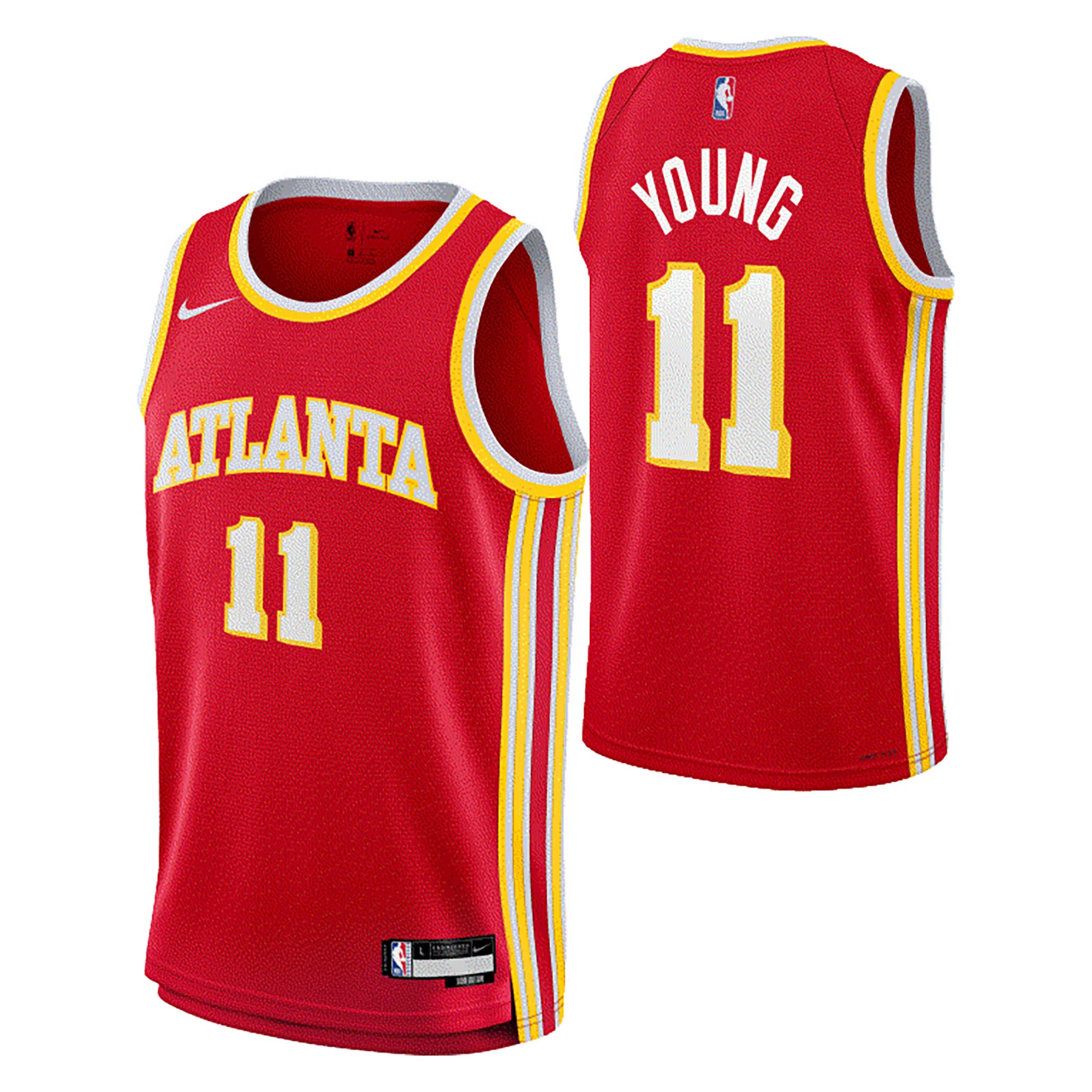 Junior's NBA Atlanta Hawks Trae Young Icon Swingman Jersey - Image 3