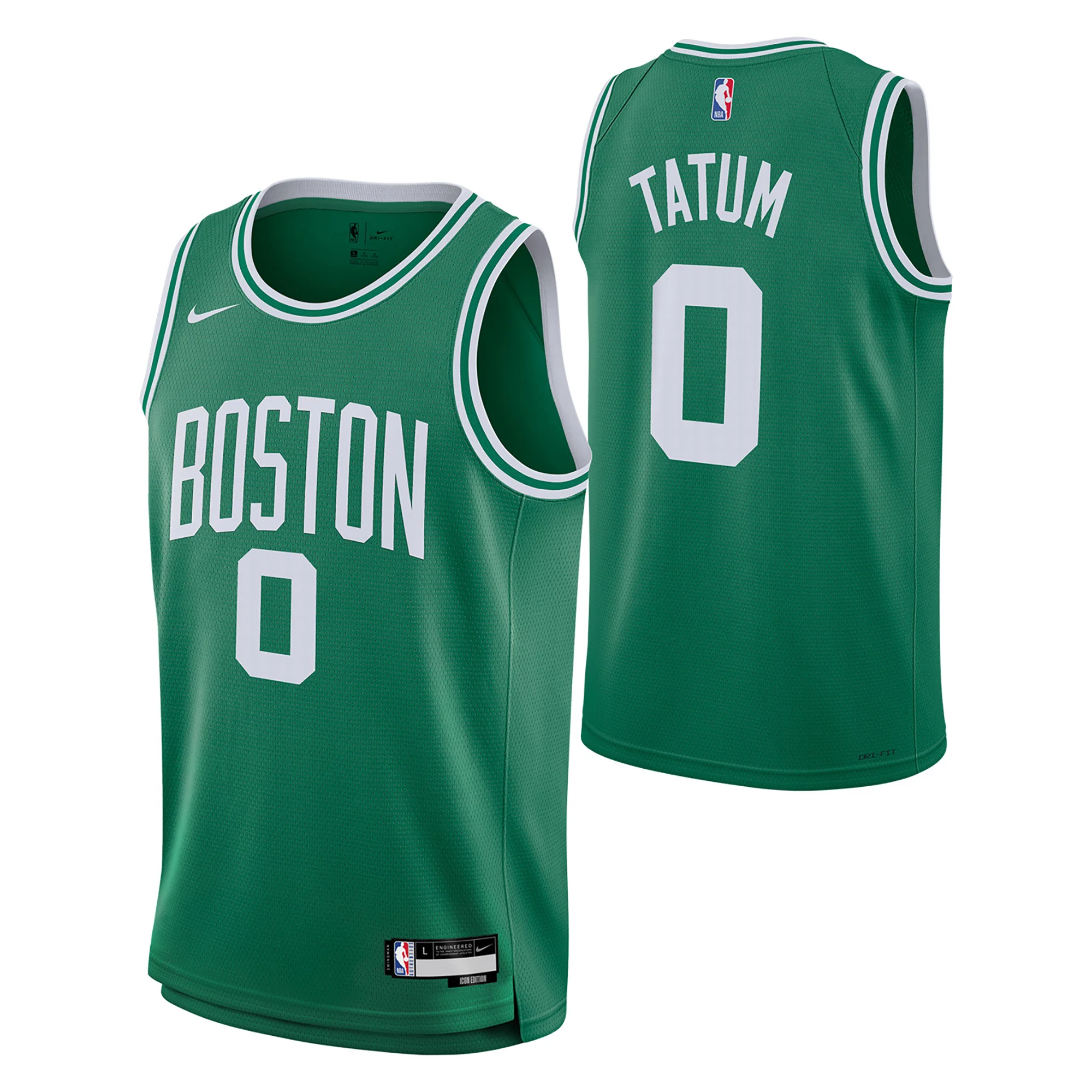 Junior's NBA Boston Celtics Jayson Tatum Icon Swingman Jersey - Image 3