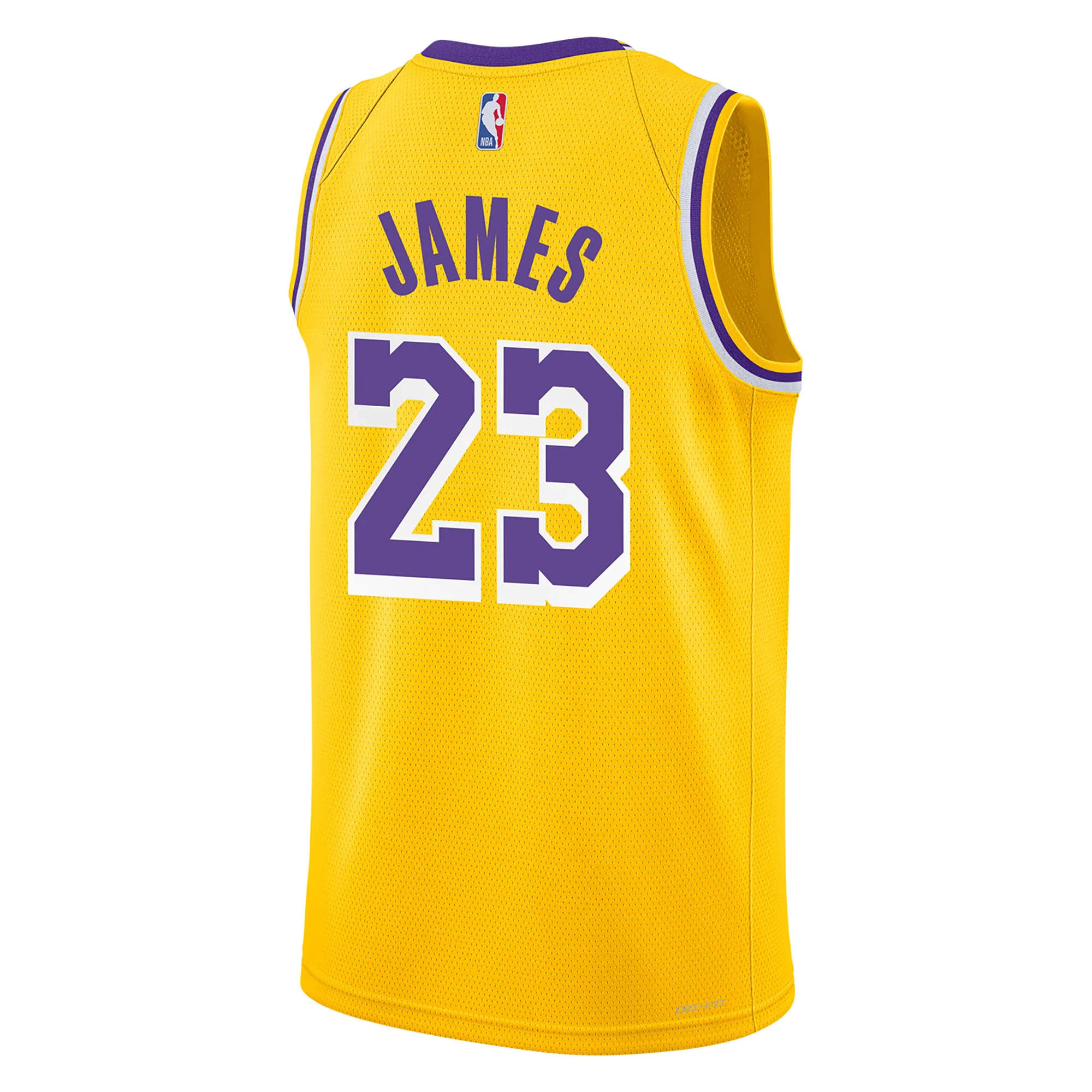 Junior's NBA Los Angeles Lakers LeBron James Icon Swingman Jersey - Image 2