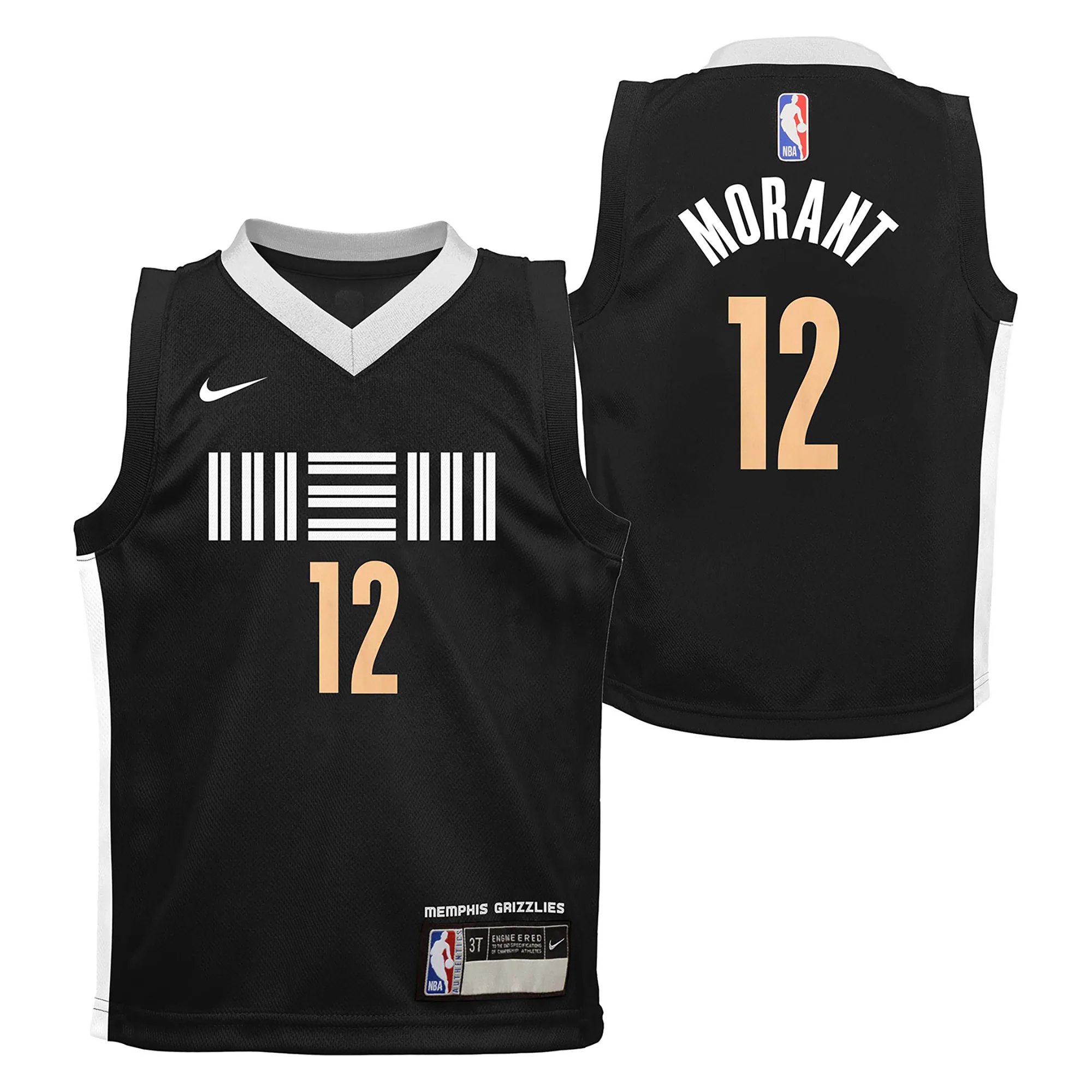 Junior's NBA Memphis Grizzlies Ja Morant 2023/24 City Edition Swingman Jersey - Image 3