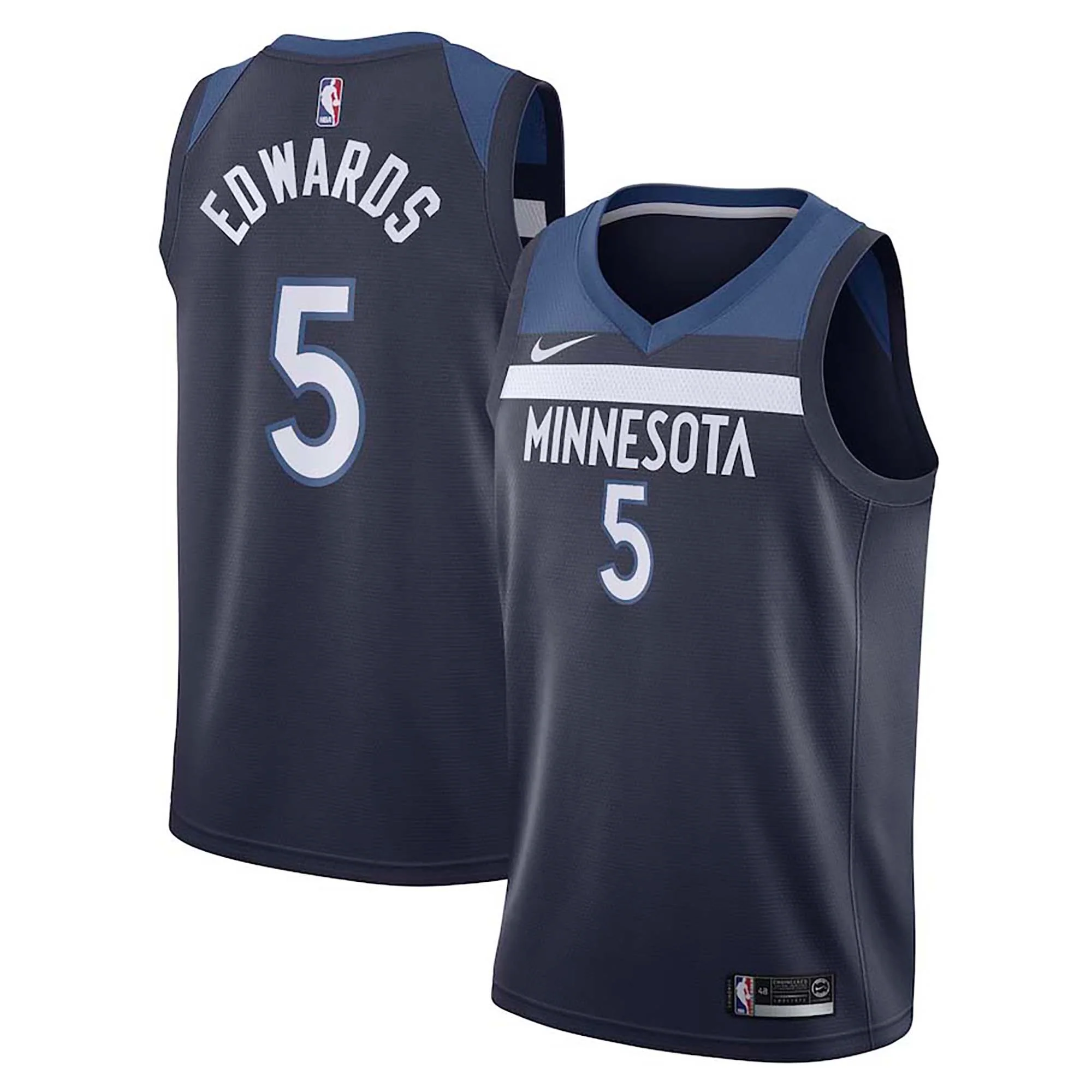 Junior's NBA Minnesota Timberwolves Anthony Edwards 2025/26 Icon Swingman Jersey - Image 3