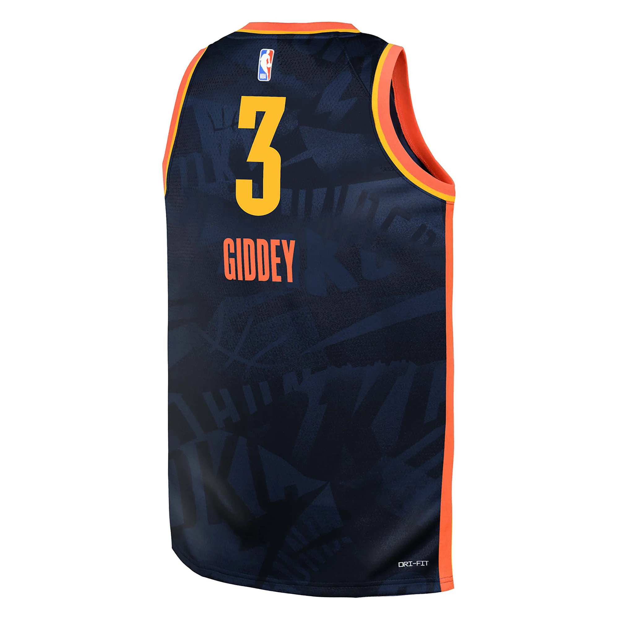Junior's NBA Oklahoma City Thunder Josh Giddey 2023/24 City Edition Swingman Jersey - Image 2