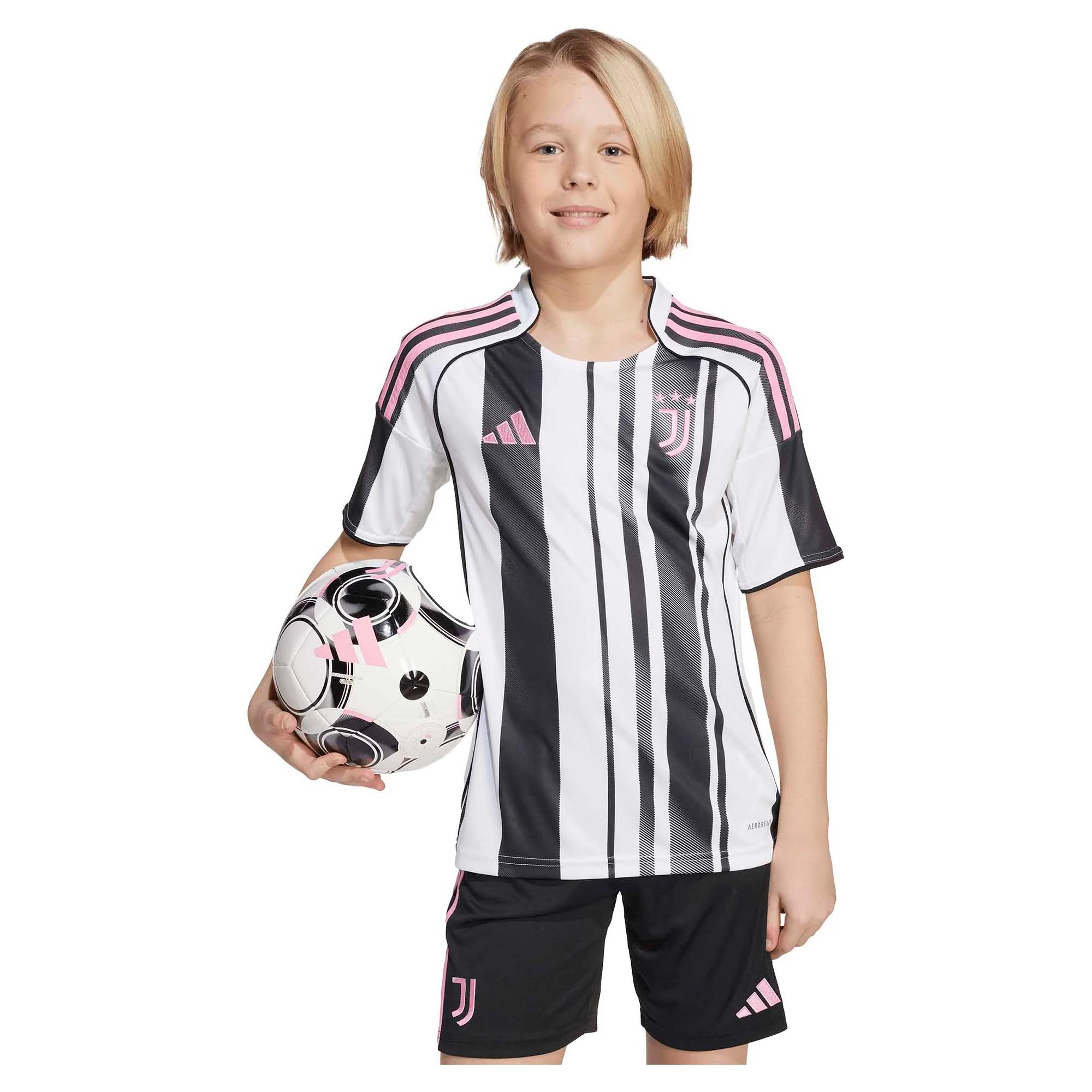 Junior's Juventus FC 2025/26 Home Soccer Jersey - Image 3