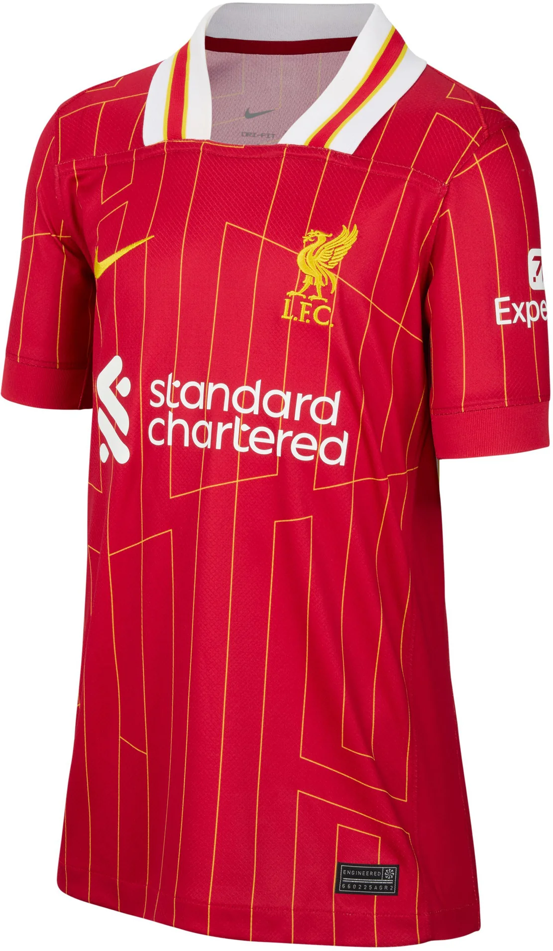 Junior's Liverpool FC 2024/25 Stadium Home Soccer Jersey