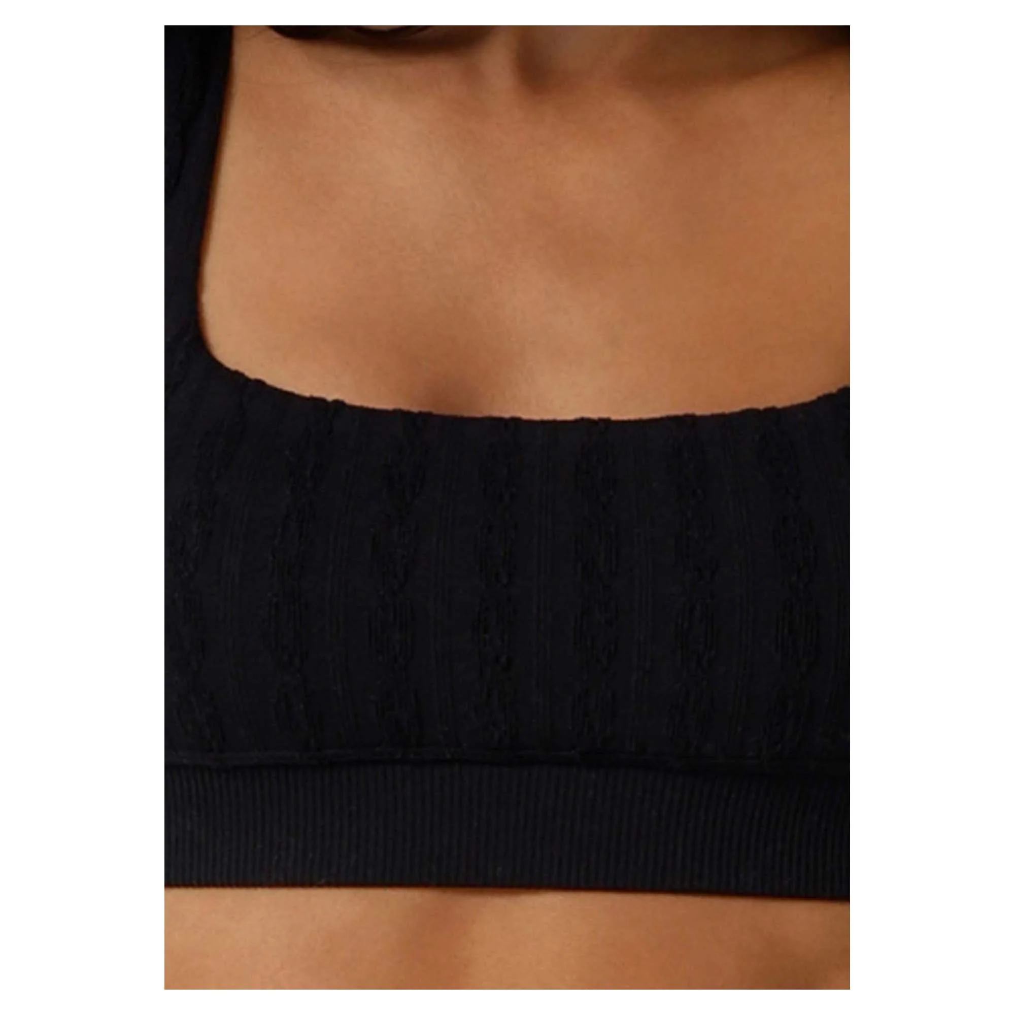 Women's Cable Seamless Sports Bra - Image 4