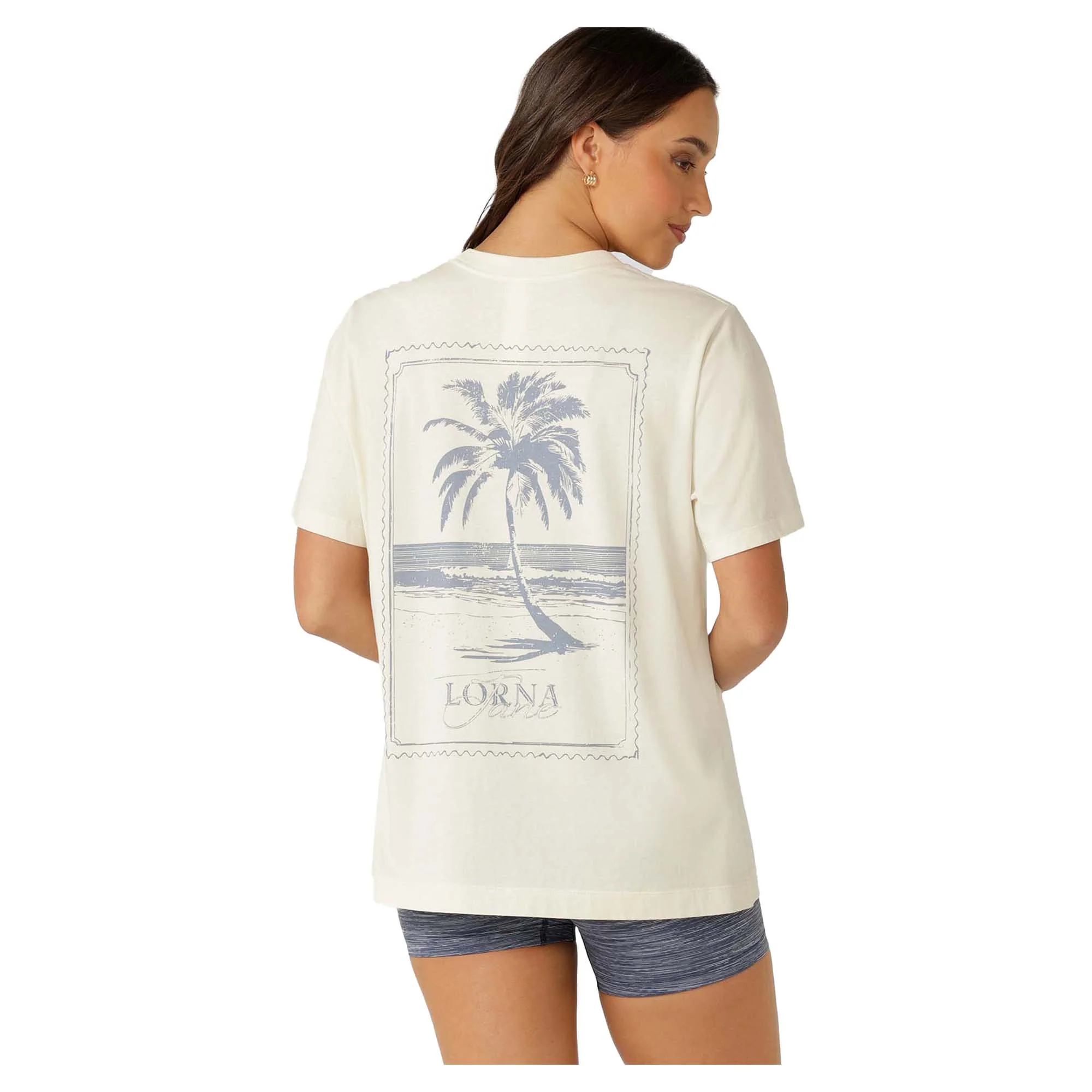 Women's Paradise Postcard Washed Relaxed T-Shirt - Image 2