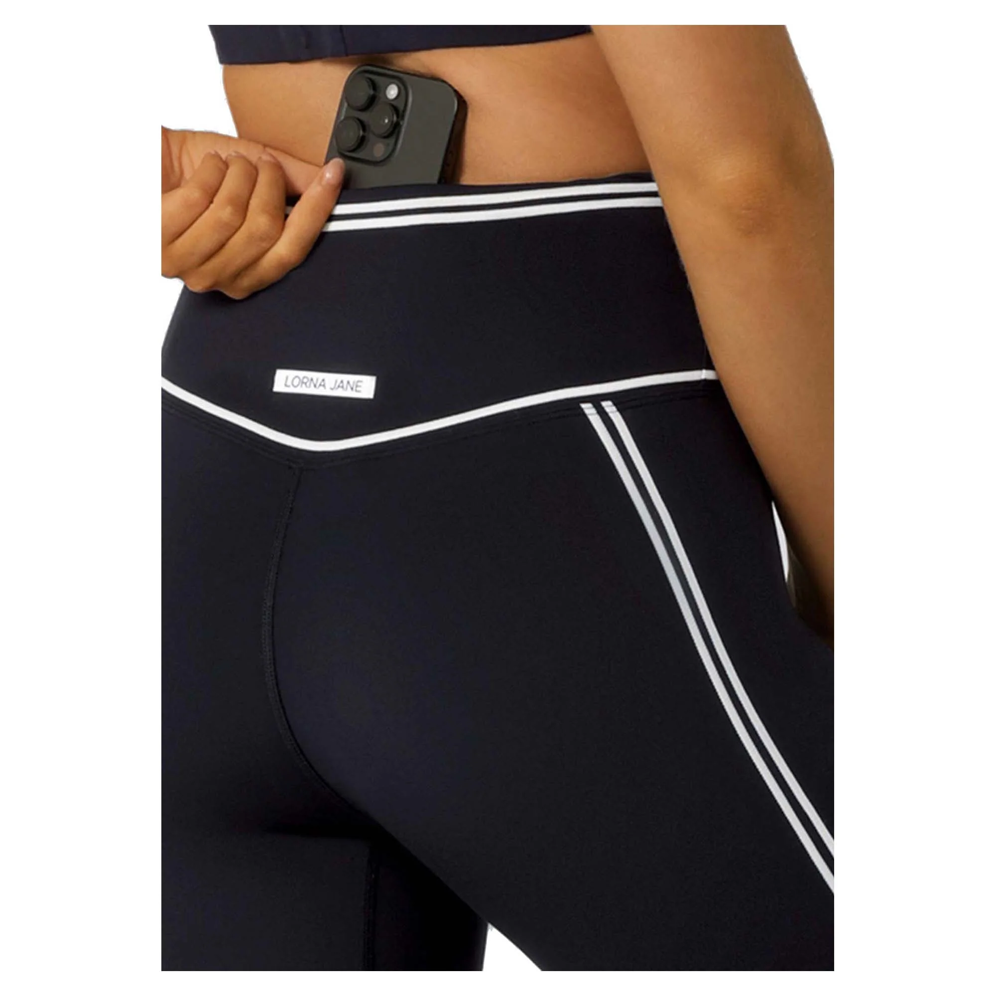 Women's Retro Track Ankle Biter Leggings - Image 3