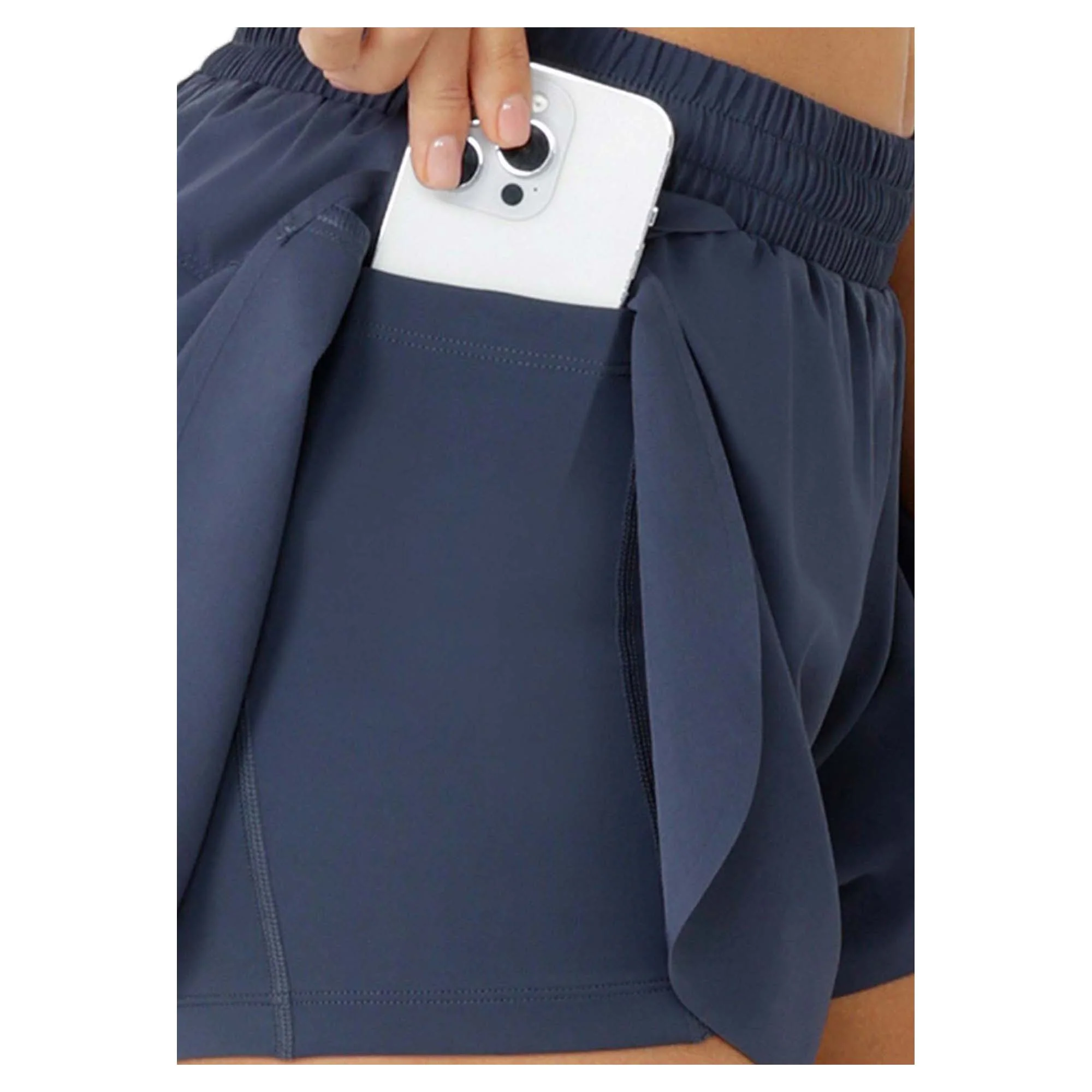 Women's Lightspeed Phone Pocket Run Shorts - Image 3