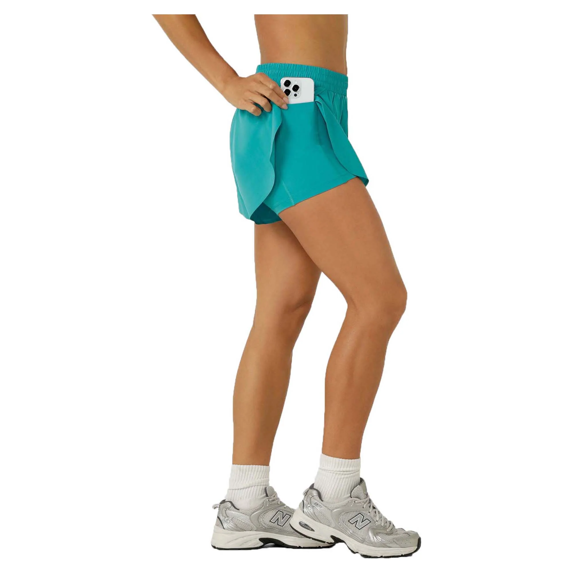 Women's Lightspeed Phone Pocket Run Shorts - Image 3