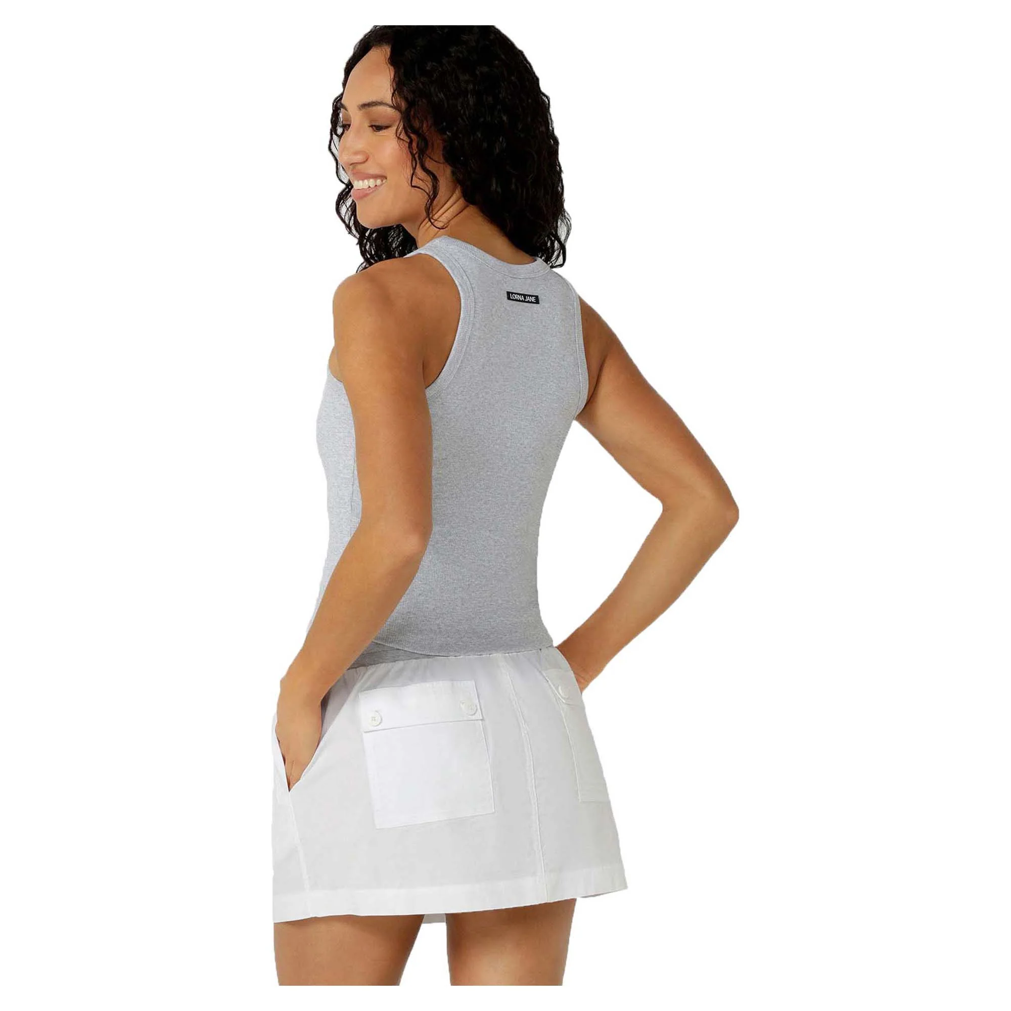 Women's LJ Basics Rib Tank - Image 2