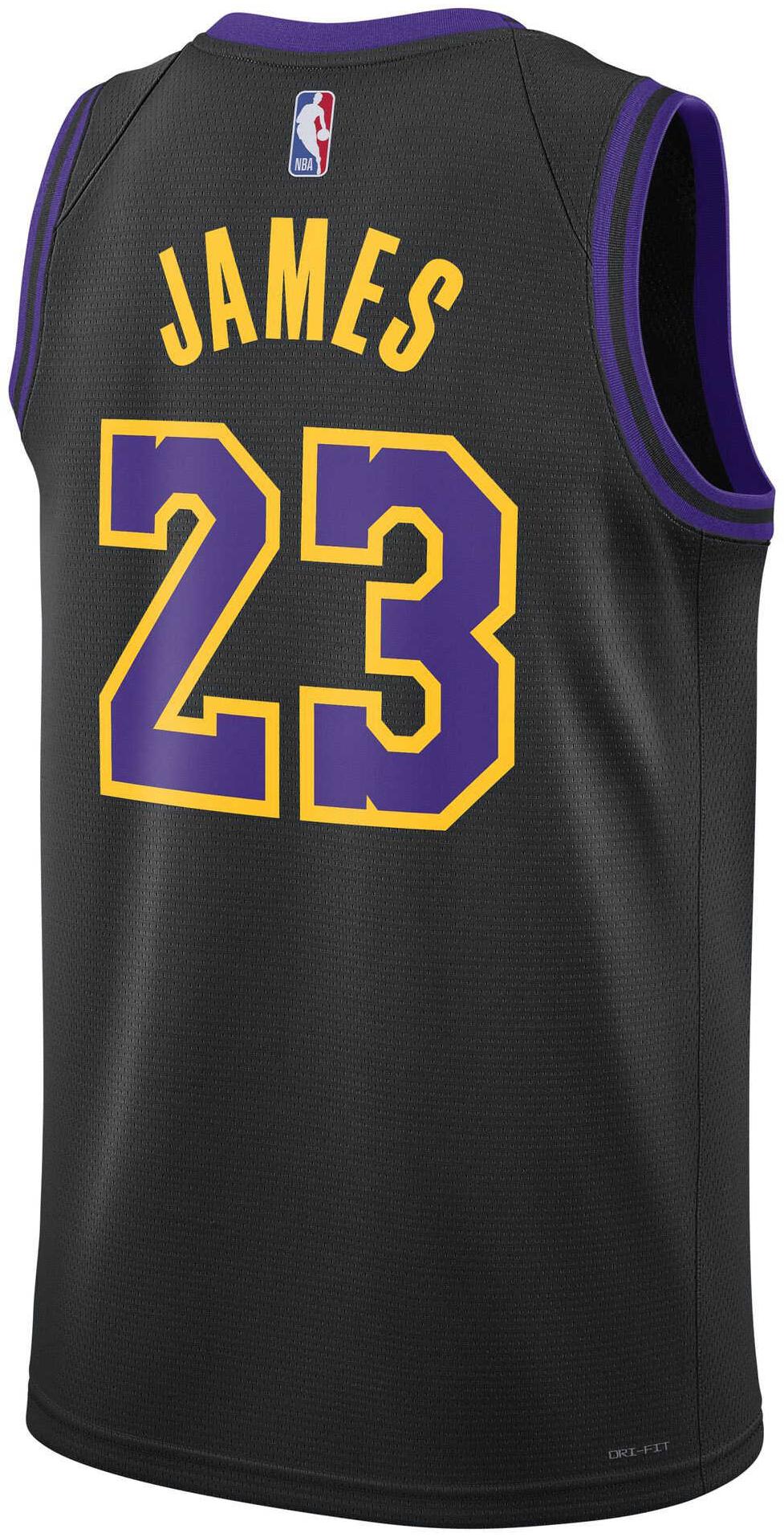 Men's Los Angeles Lakers LeBron James 2023/24 City Edition Swingman Jersey - Image 2