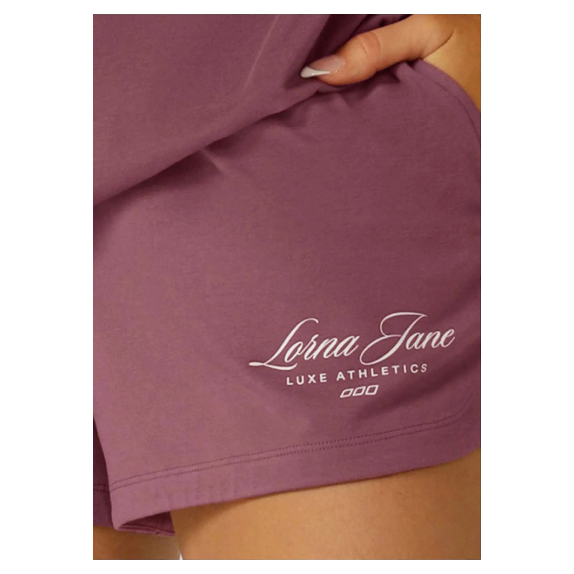 Women's Luxe Athletic Relaxed Shorts - Image 5
