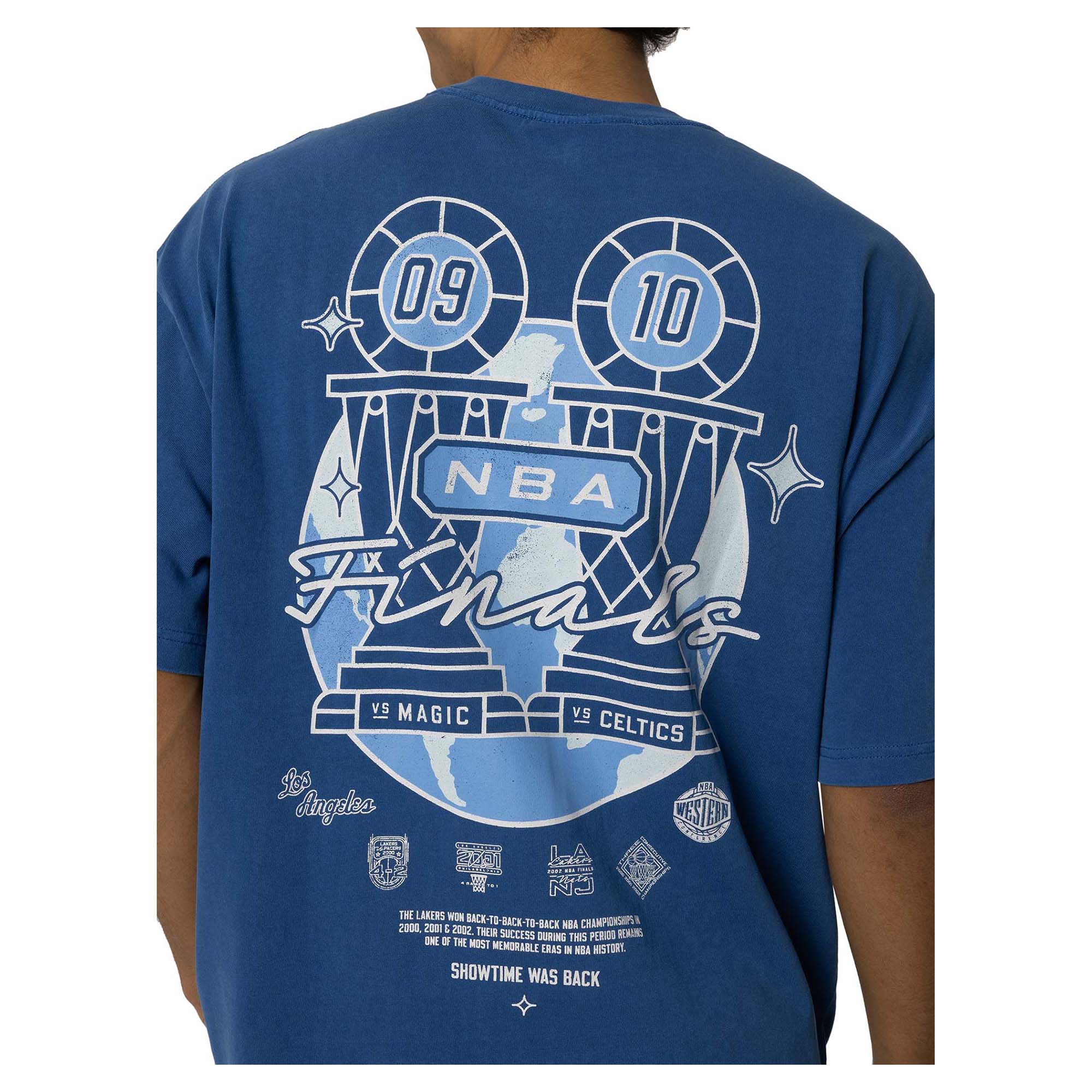 Men's NBA Los Angeles Lakers Showtime Was Back Tee - Image 4