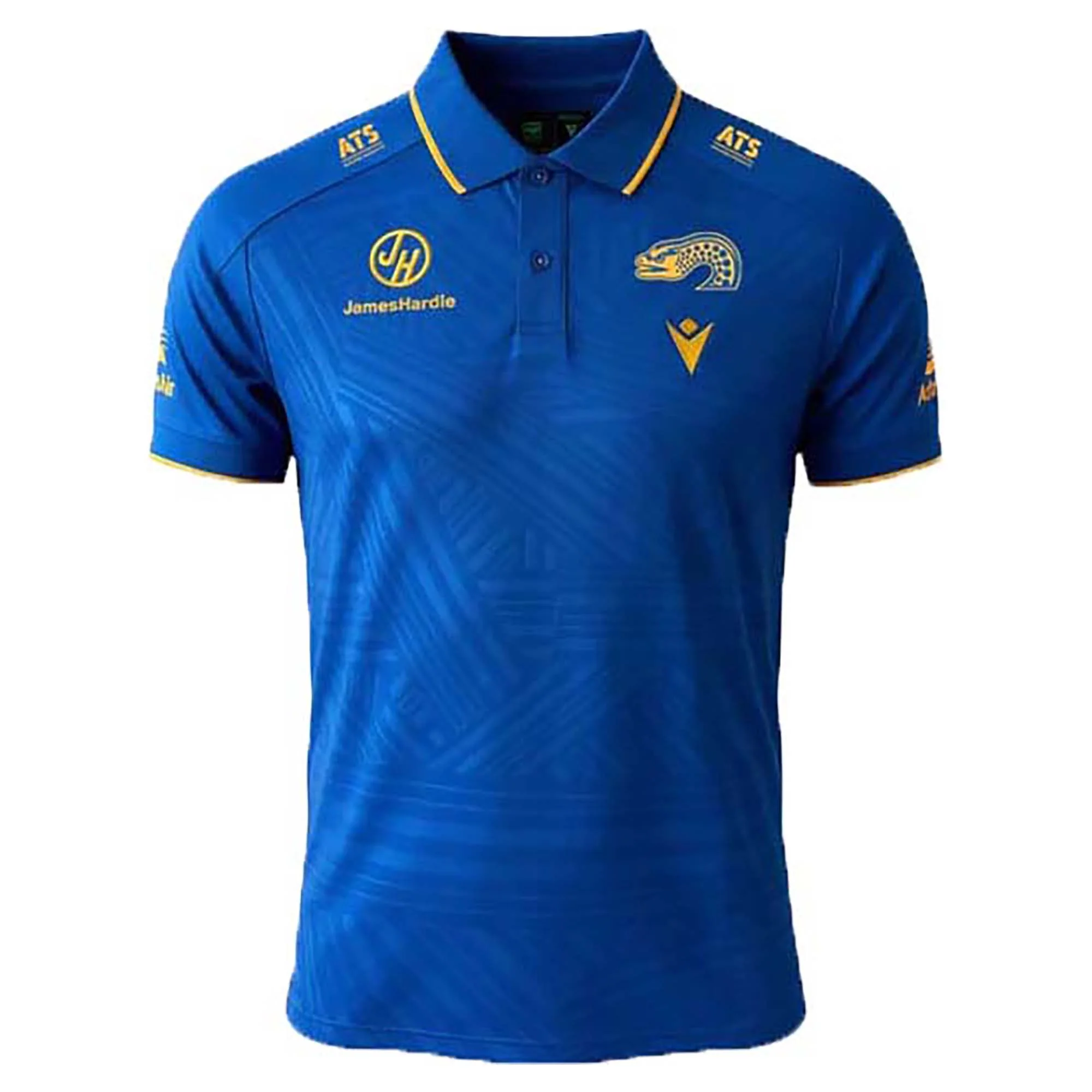 Men's NRL Parramatta Eels 2026 Official Travel Polo