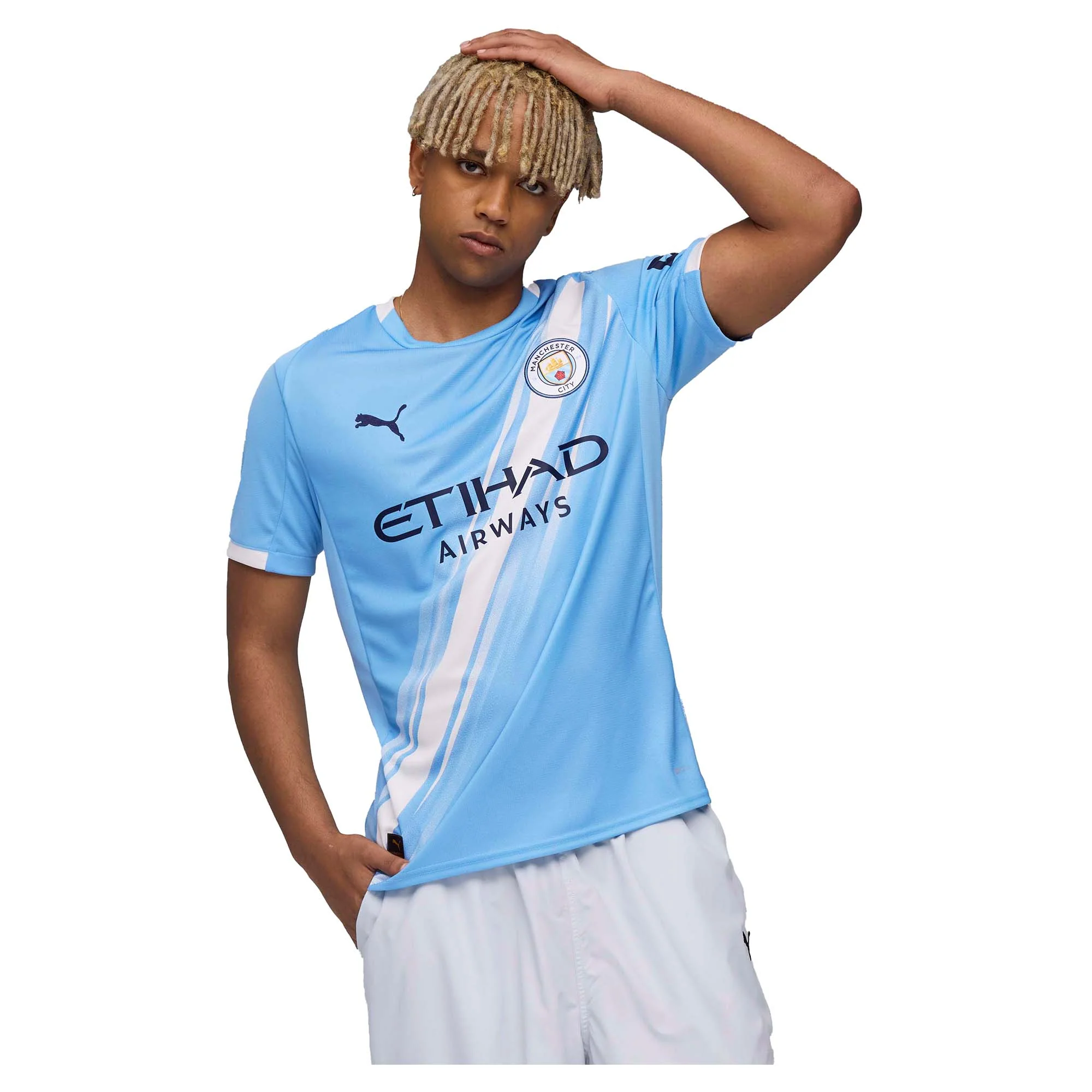 Men's Manchester City FC 2025/26 Home Replica Soccer Jersey - Image 3