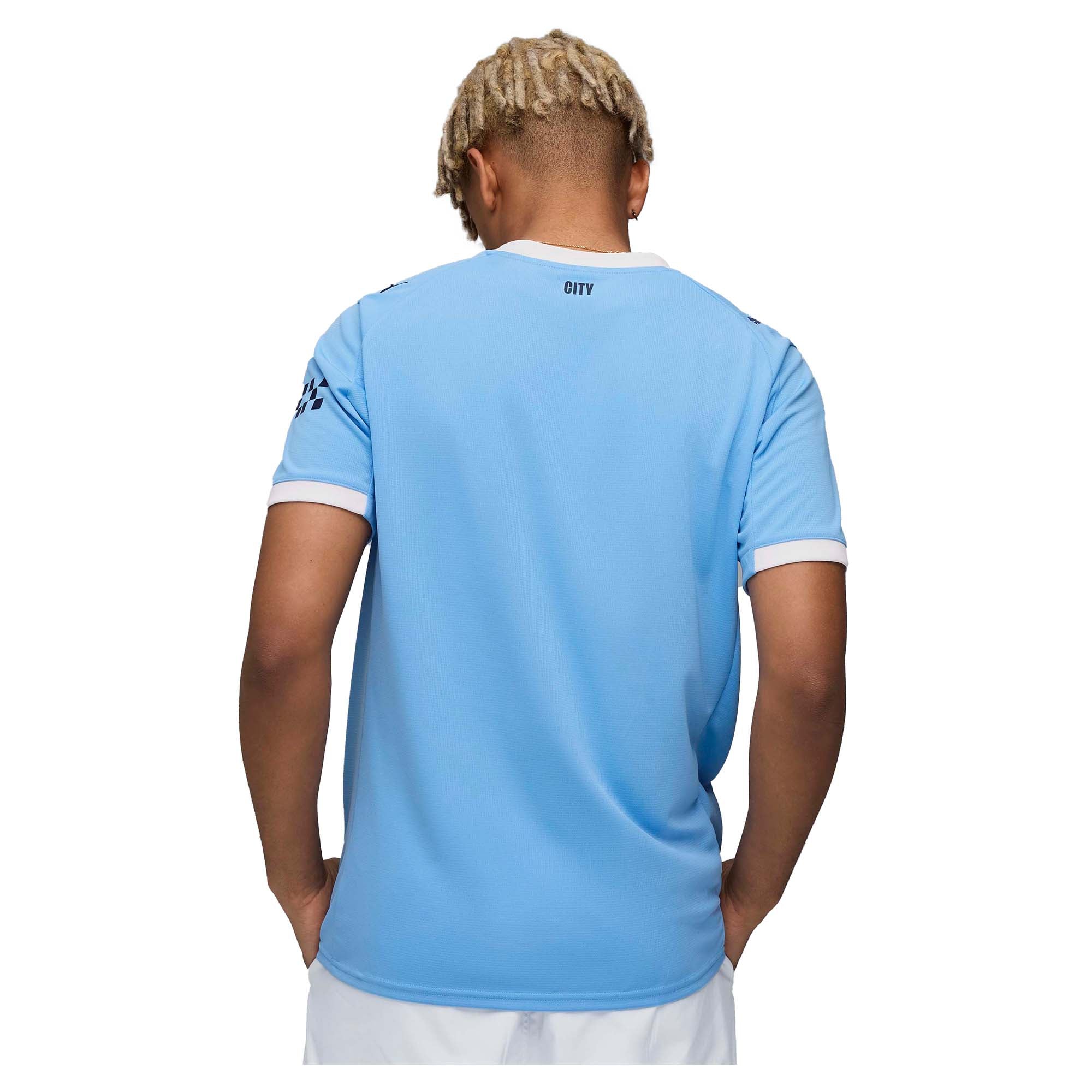 Men's Manchester City FC 2025/26 Home Replica Soccer Jersey - Image 4