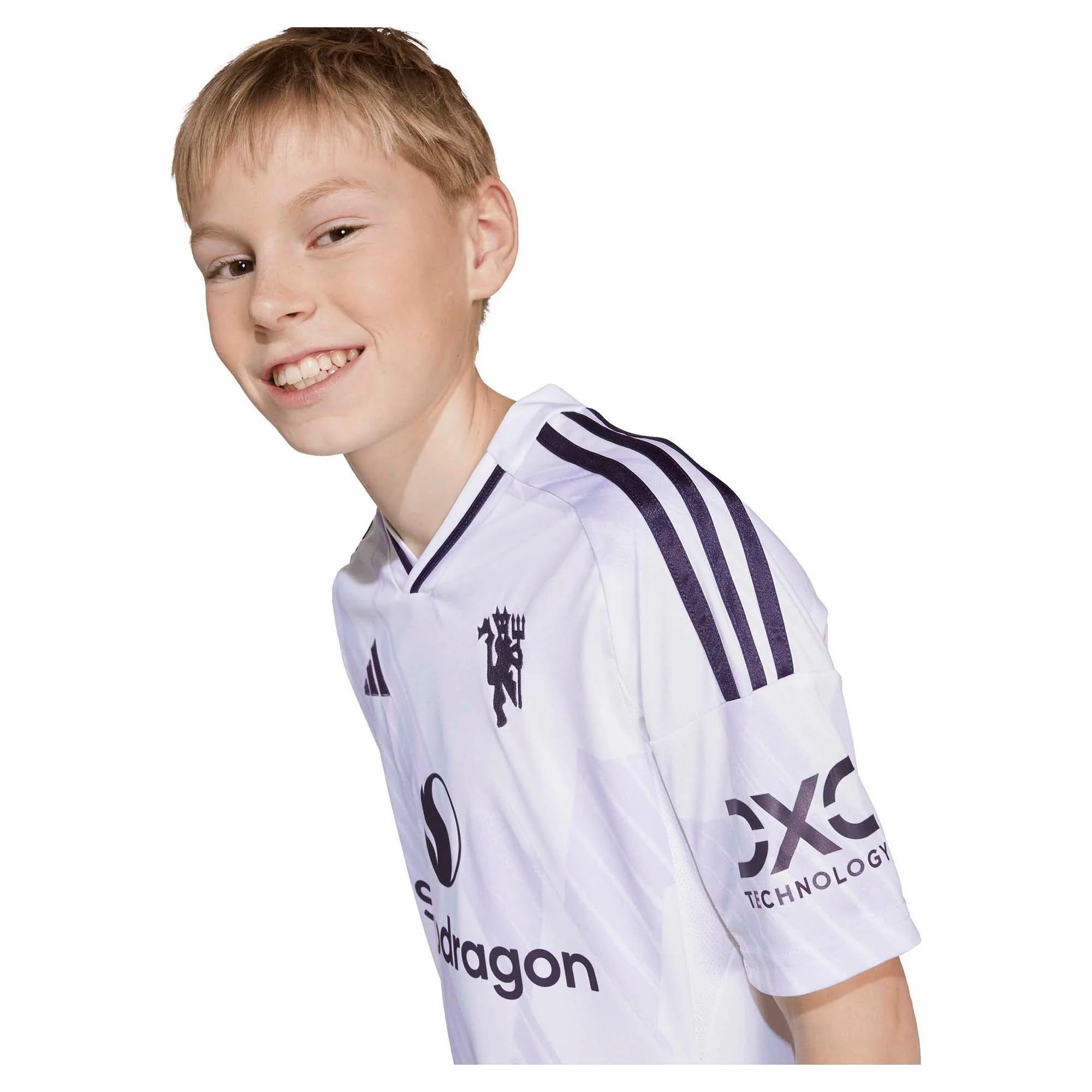 Junior's Manchester United 2025/26 Away Soccer Jersey - Image 5
