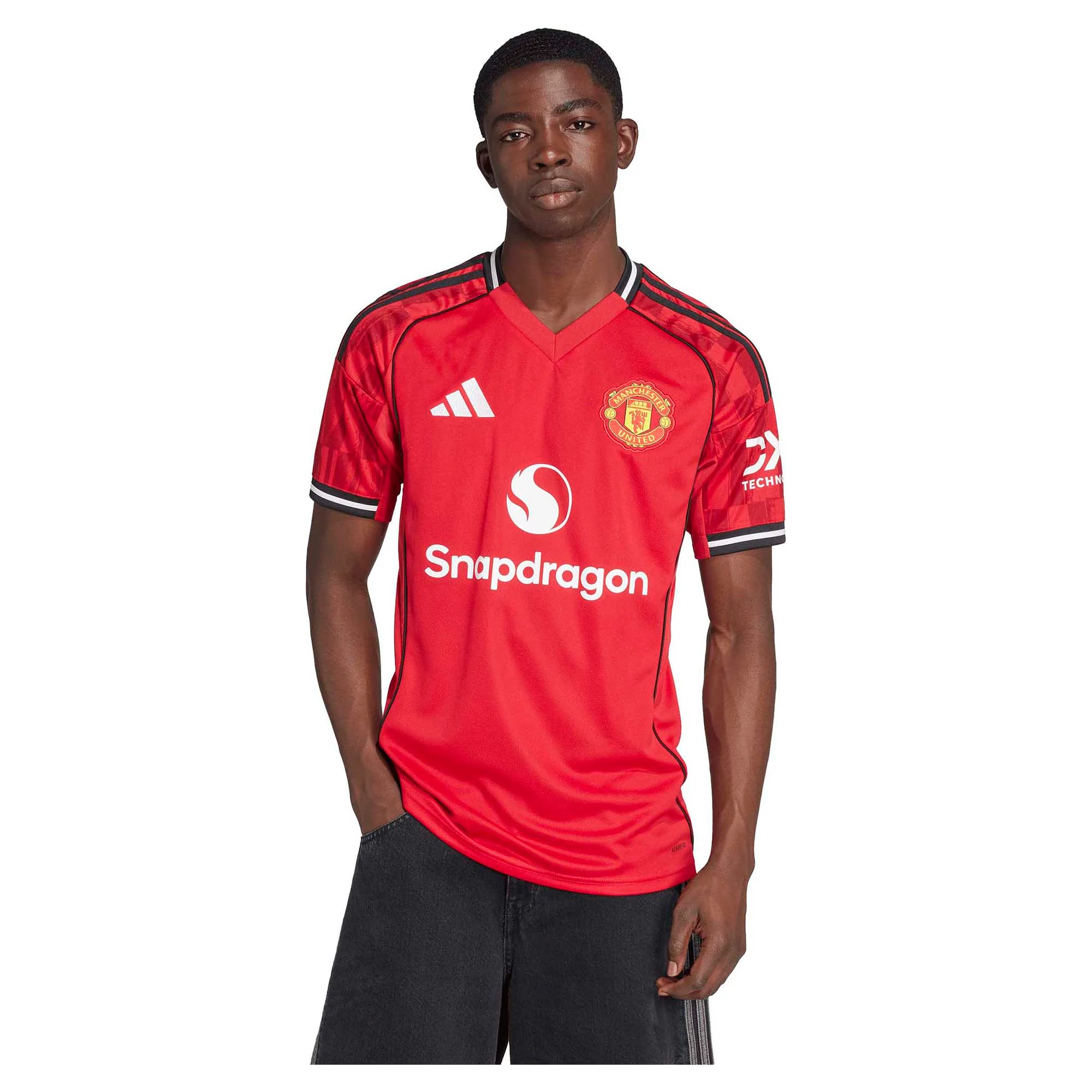 Men's Manchester United 2025/26 Home Soccer Jersey - Image 3