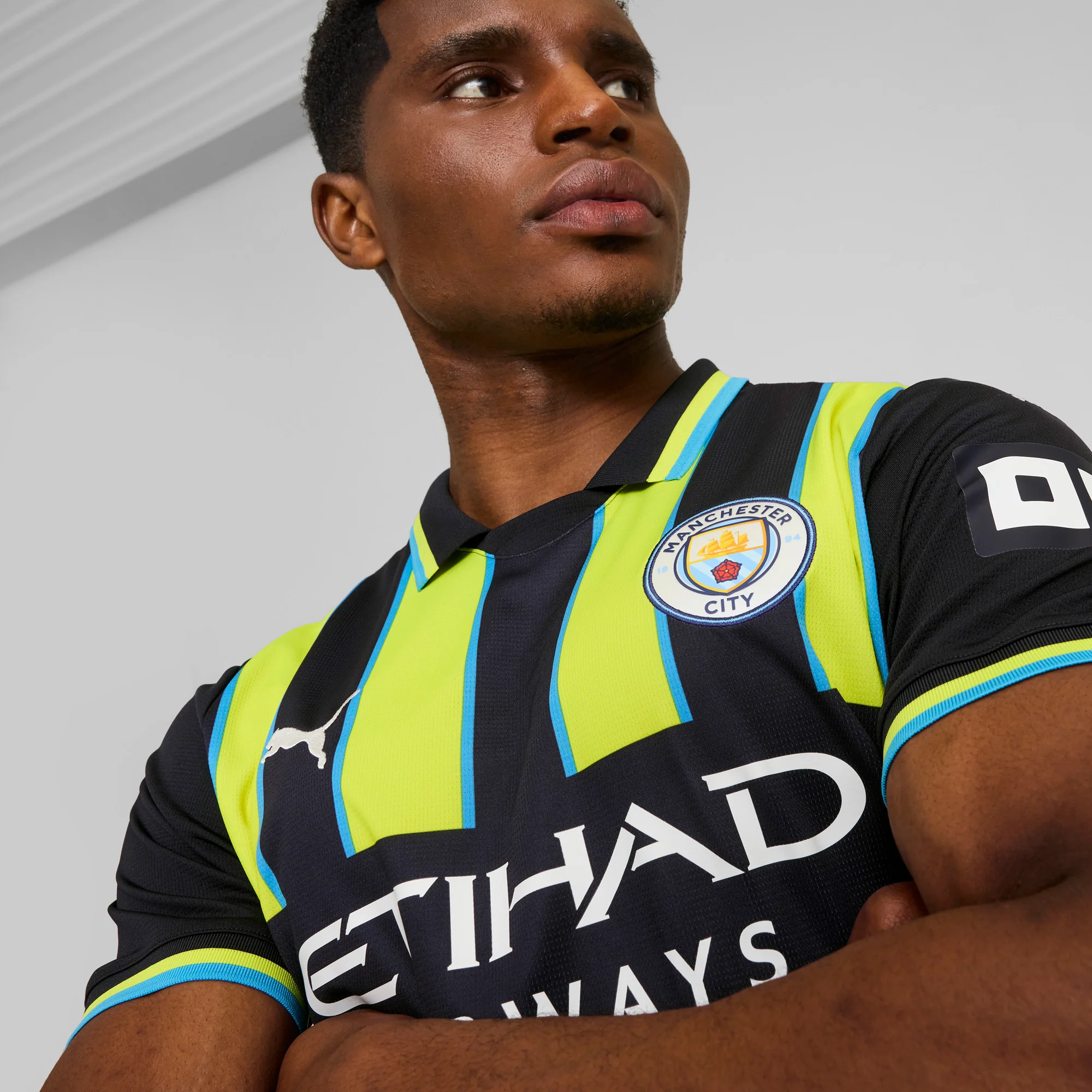 Men's Manchester City 2024/25 Away Replica Soccer Jersey - Image 4