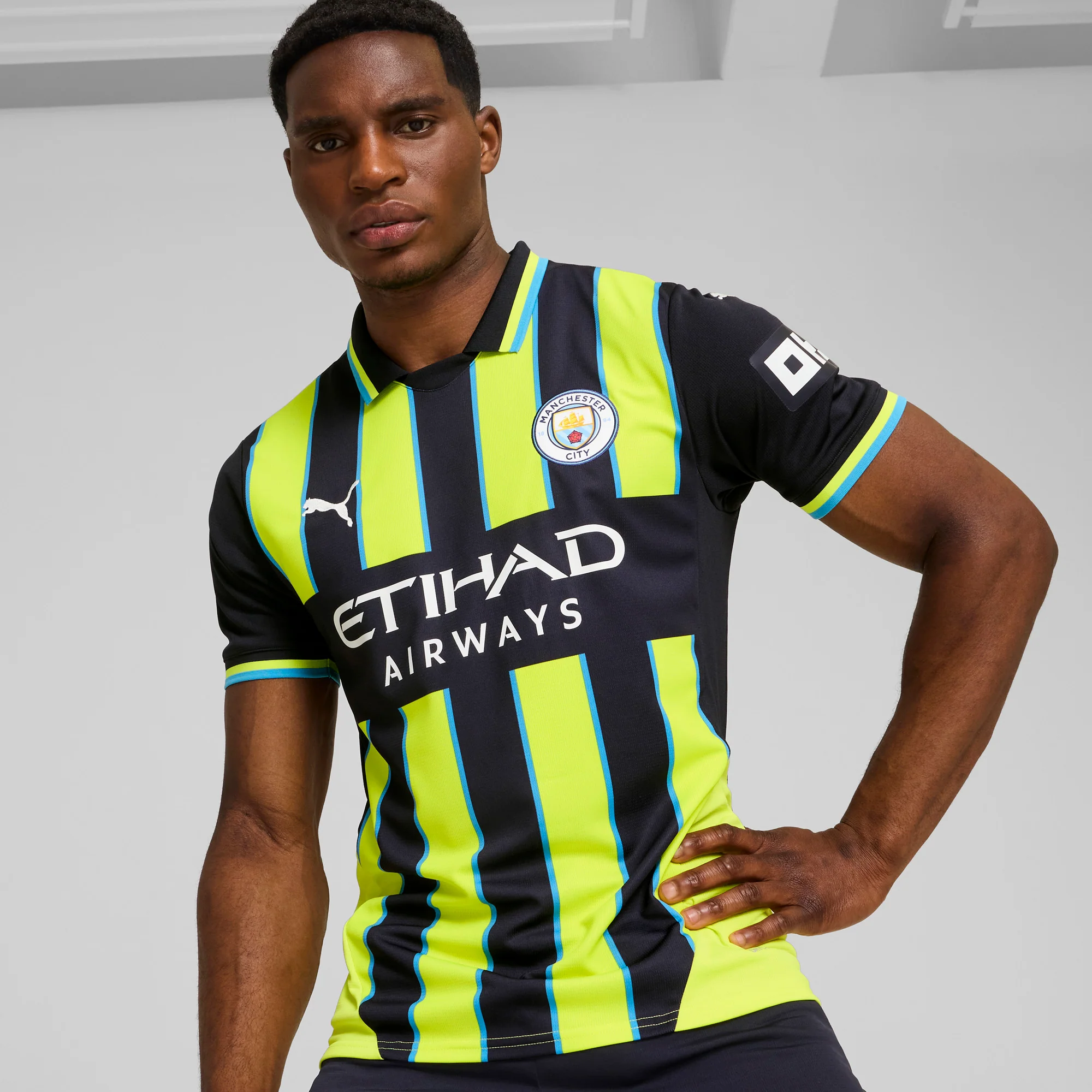 Men's Manchester City 2024/25 Away Replica Soccer Jersey - Image 7