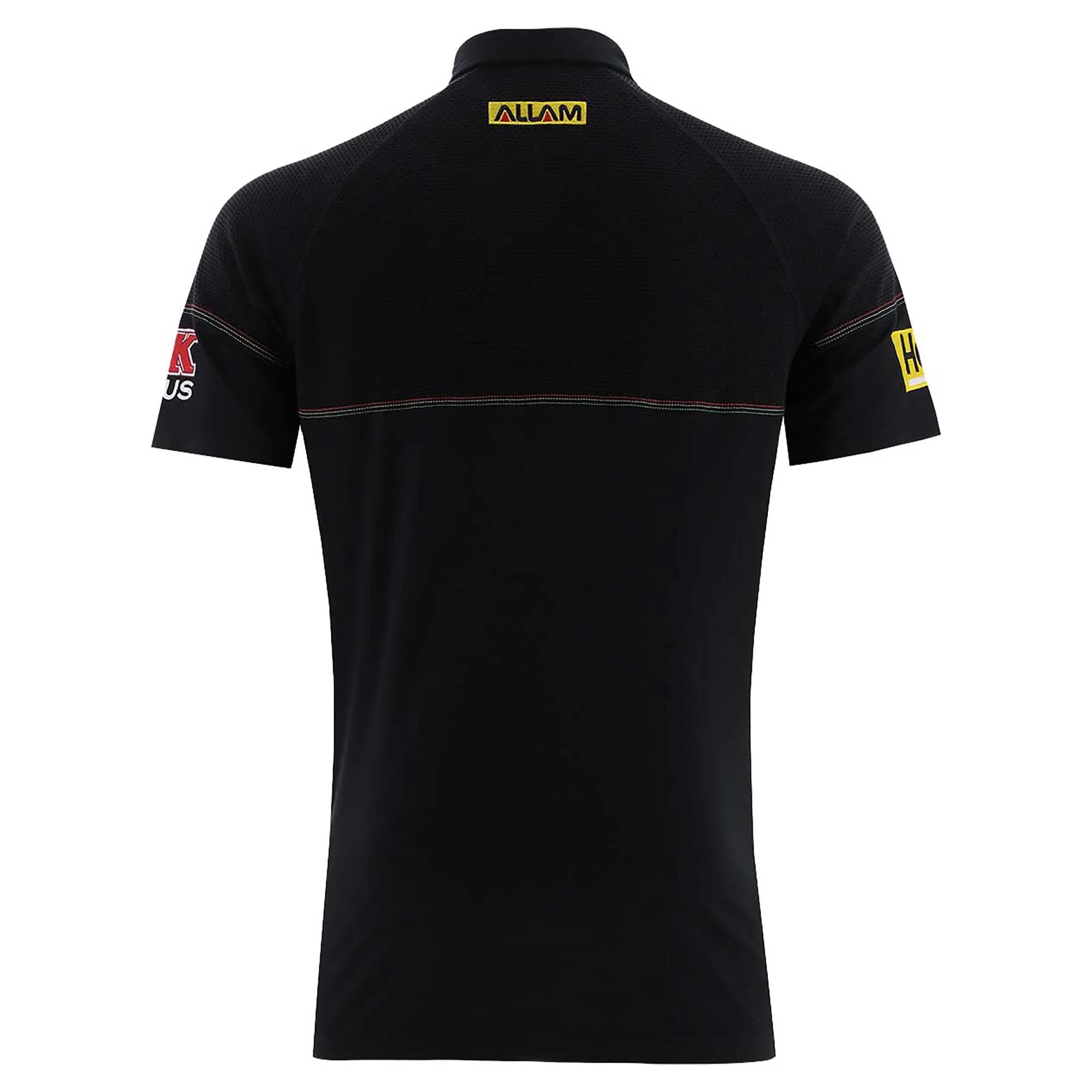Men's NRL Penrith Panthers 2025 Black Media Polo - Image 2