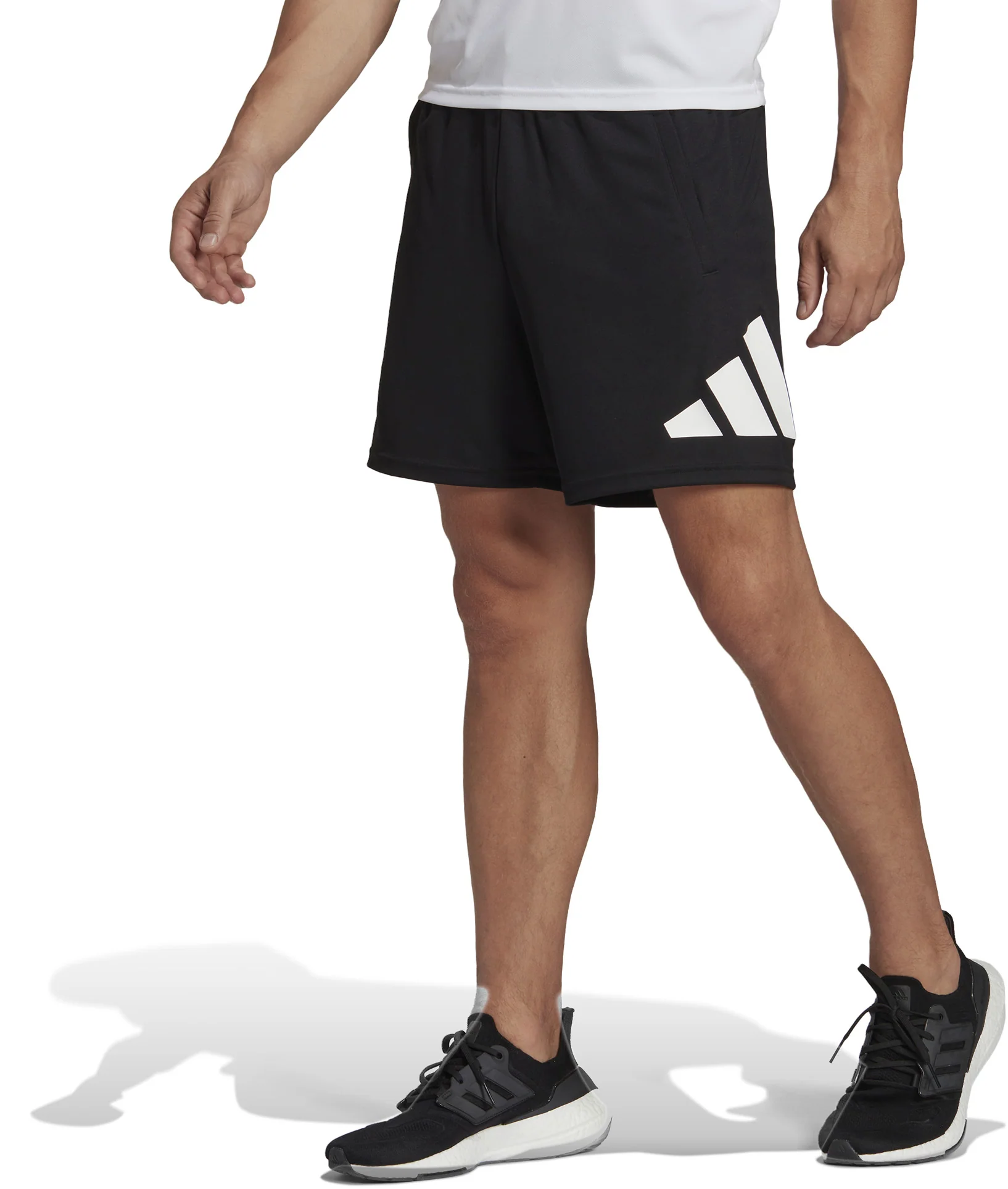 Men's Train Essentials Logo Training 7 Inch Shorts - Image 2