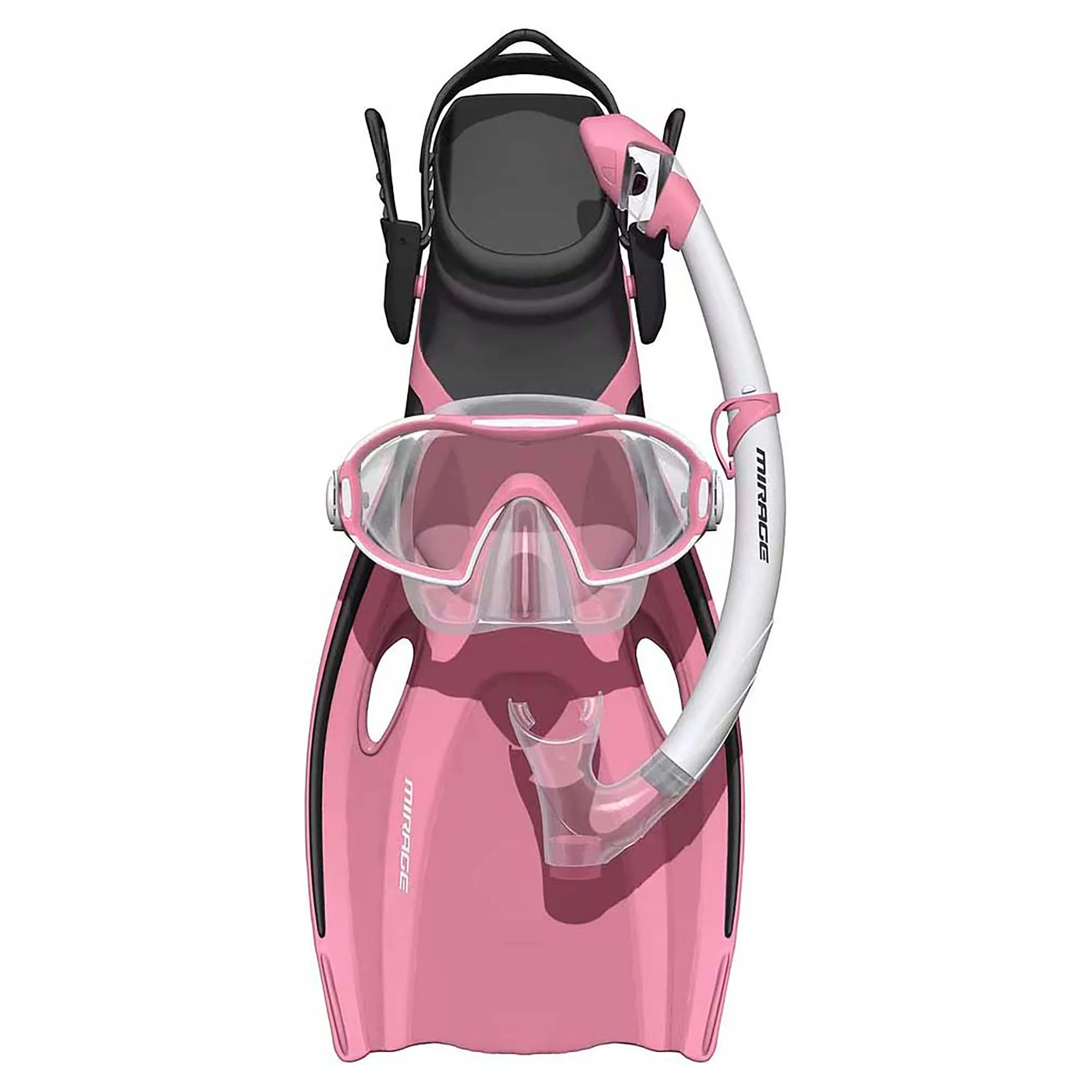 Junior's Horizon Dry Silicone Mask, Snorkel & Fin Set (Size S/M)