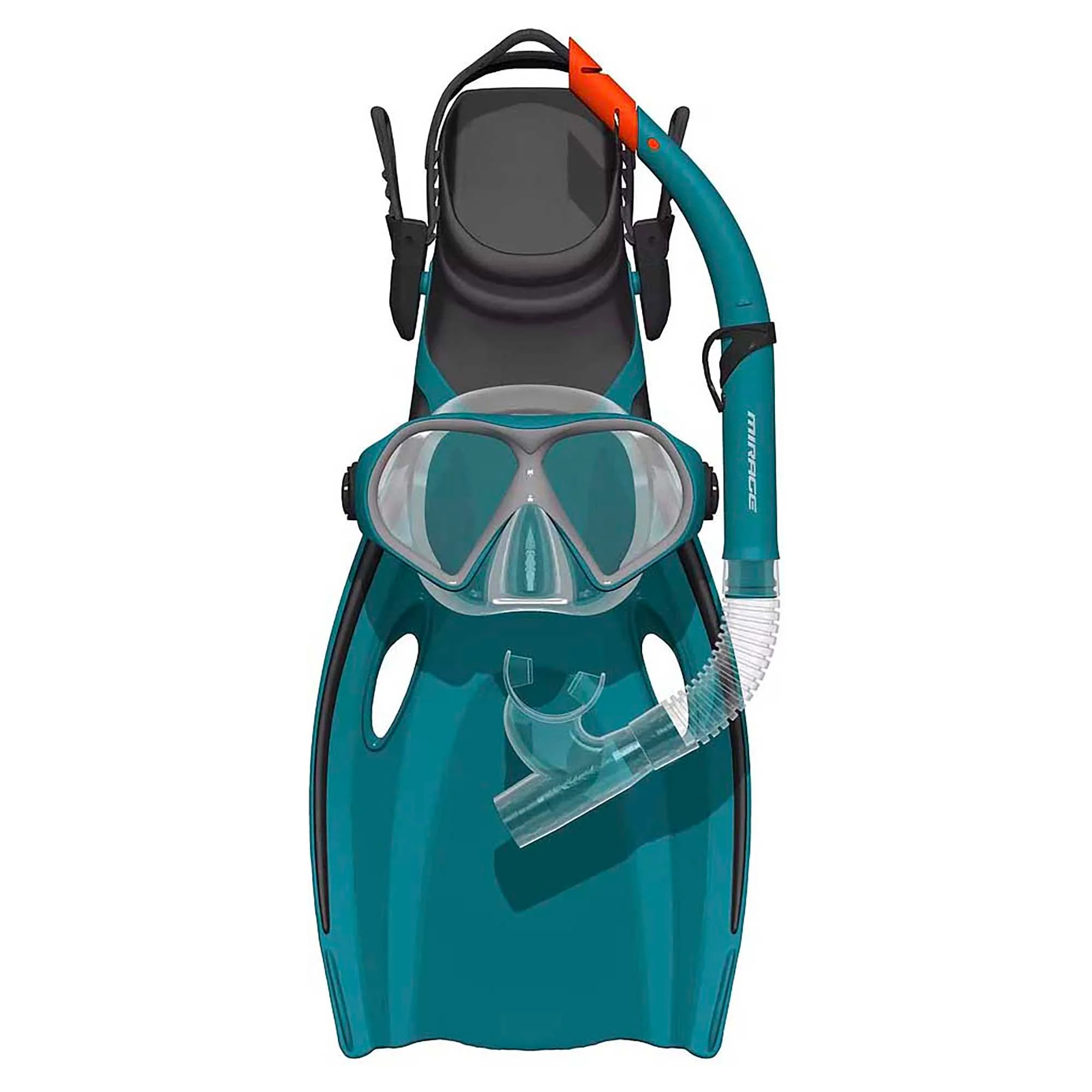 Mission Silitex Mask, Snorkel & Fin Set