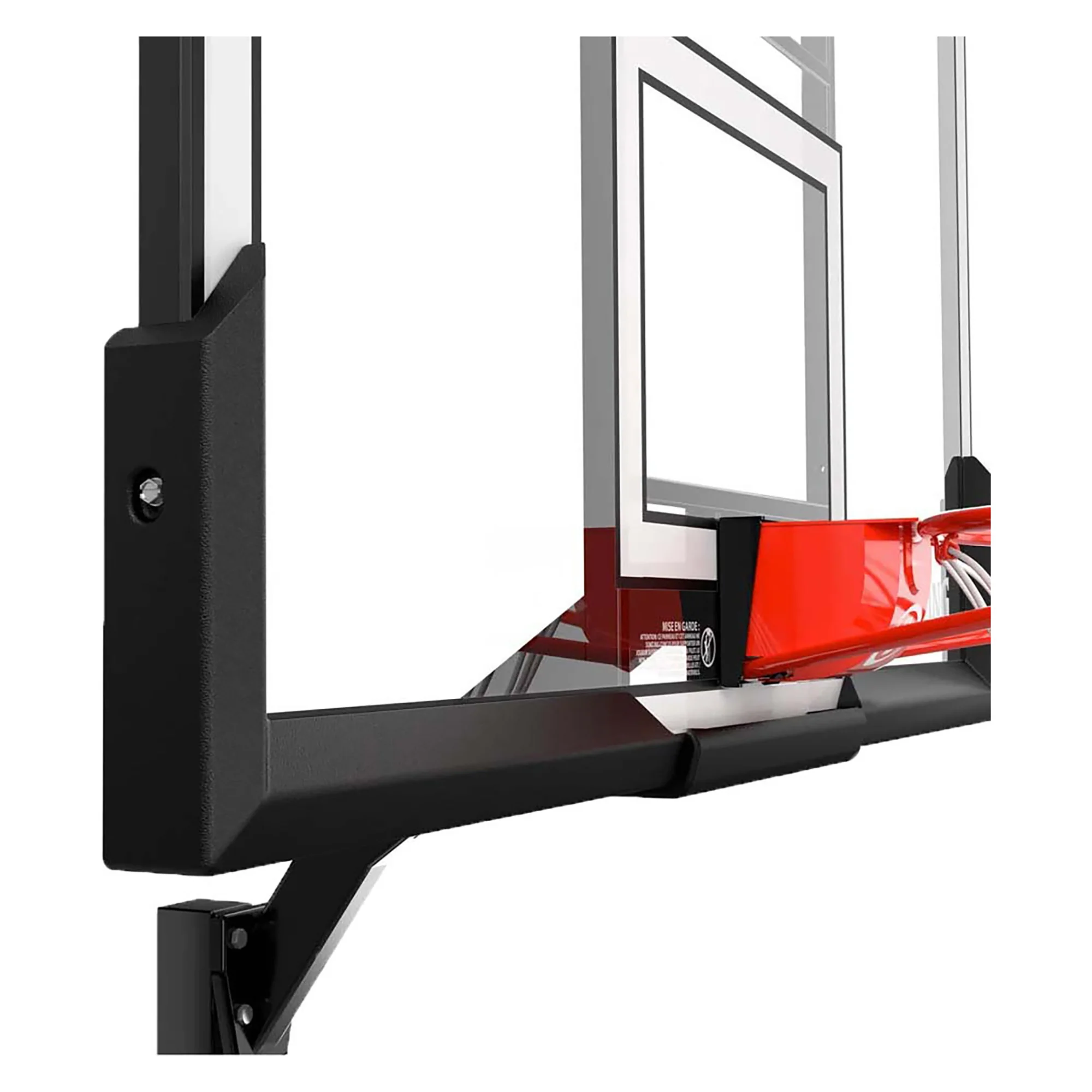 Momentous 60In H-Frame Ez Assembly Acrylic Portable Basketball System - Image 3