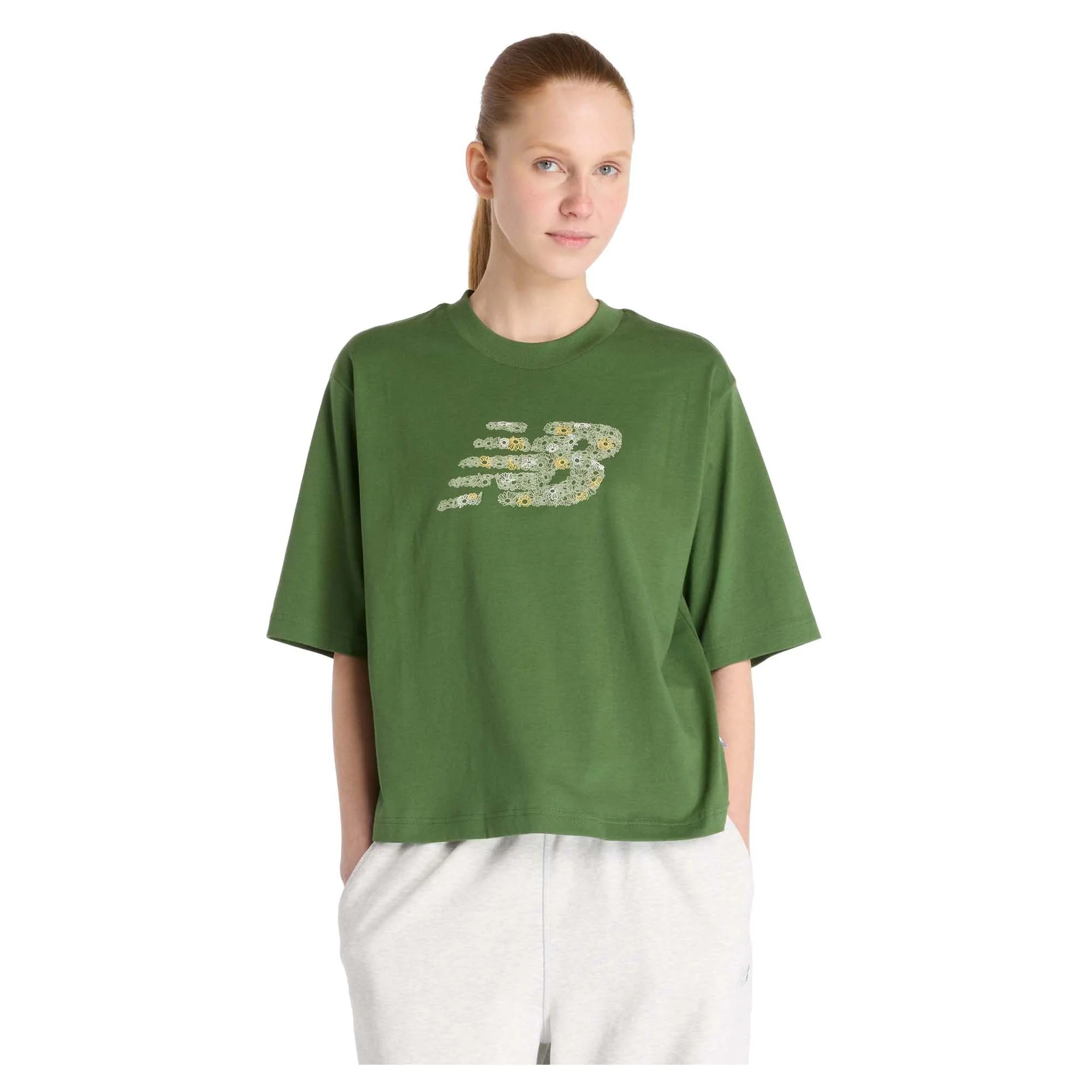 Women's Flower Logo Crew T-Shirt