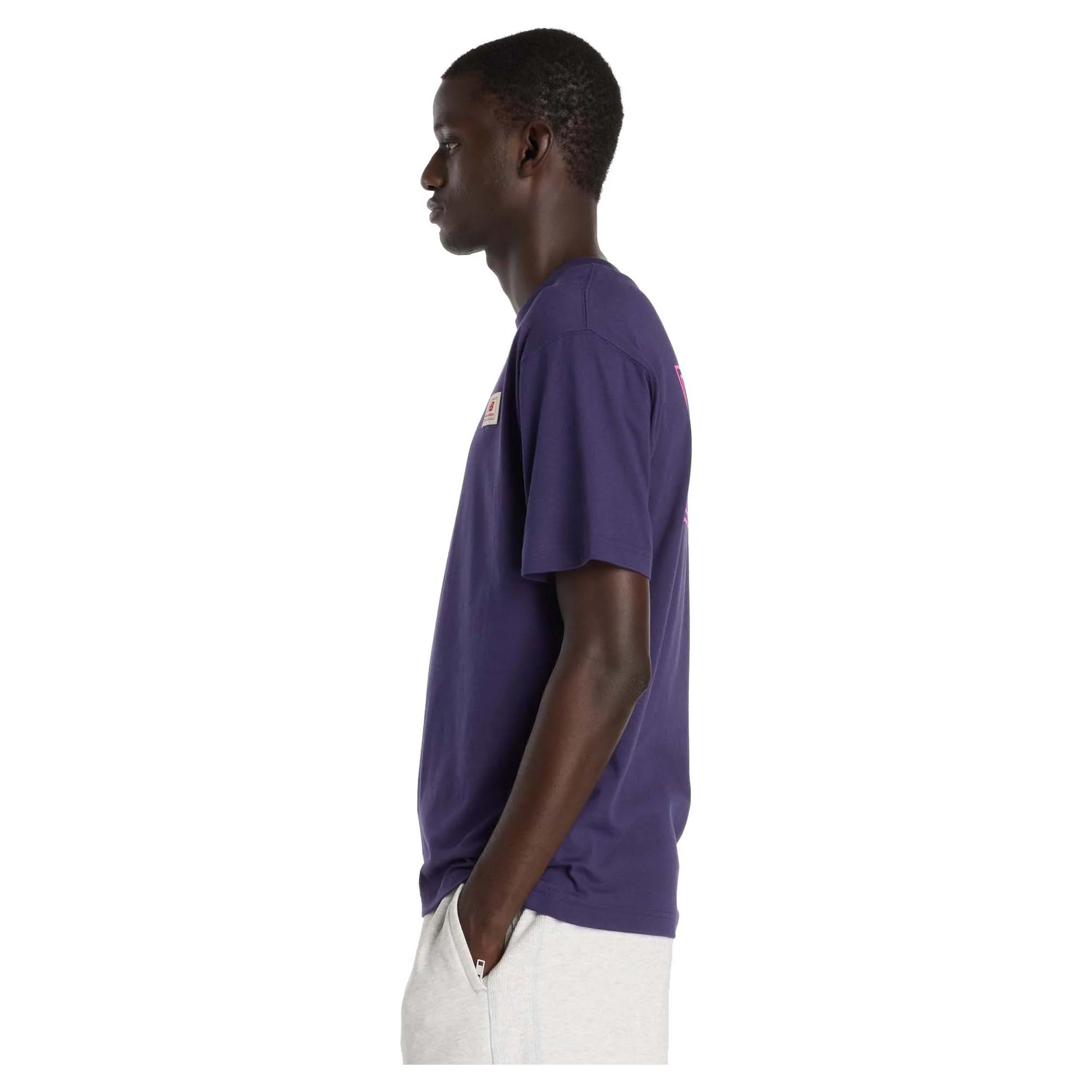 Men's Woven Label T-Shirt - Image 3